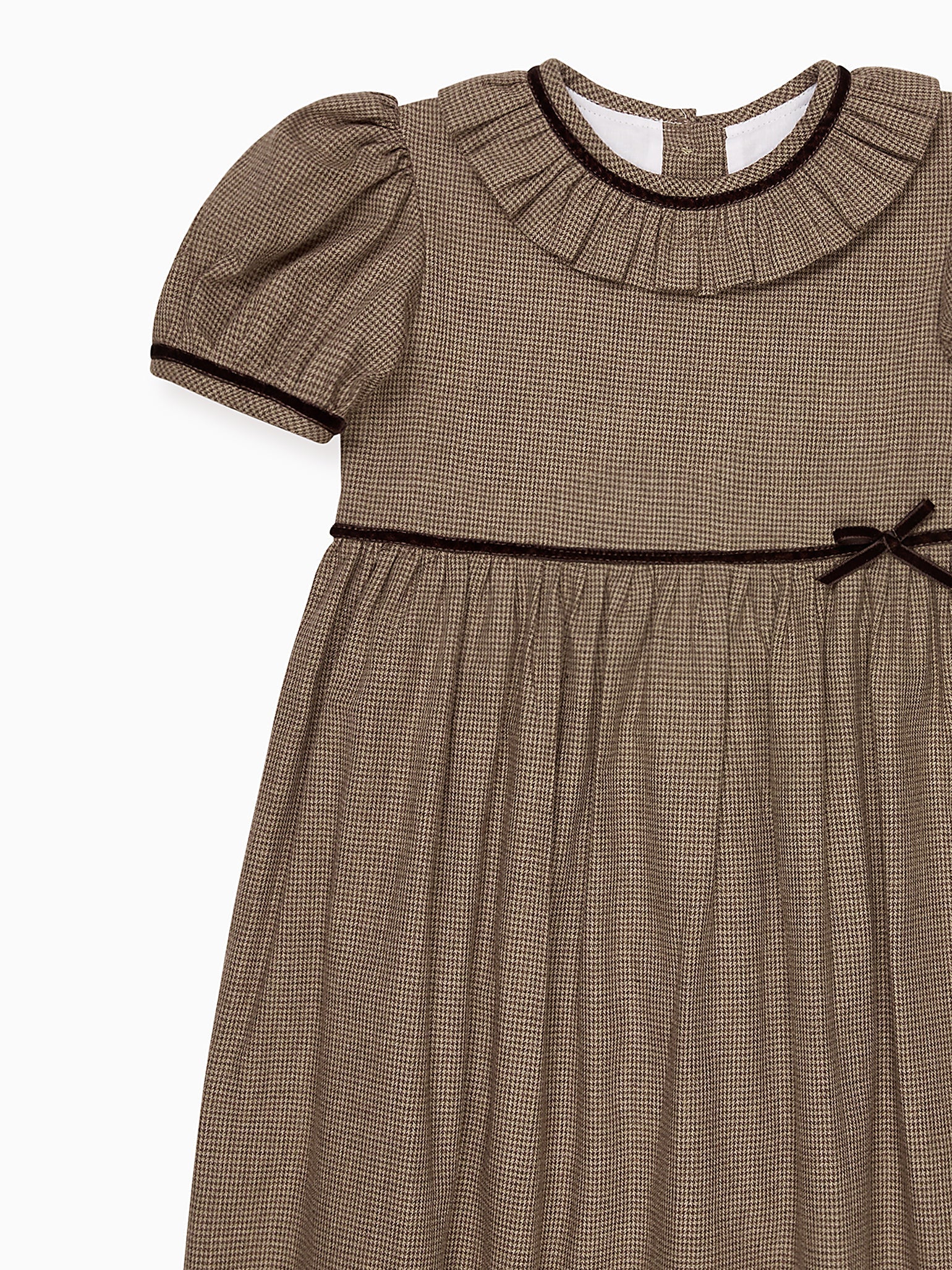 Brown Tweed Elizabeth Girl Dress