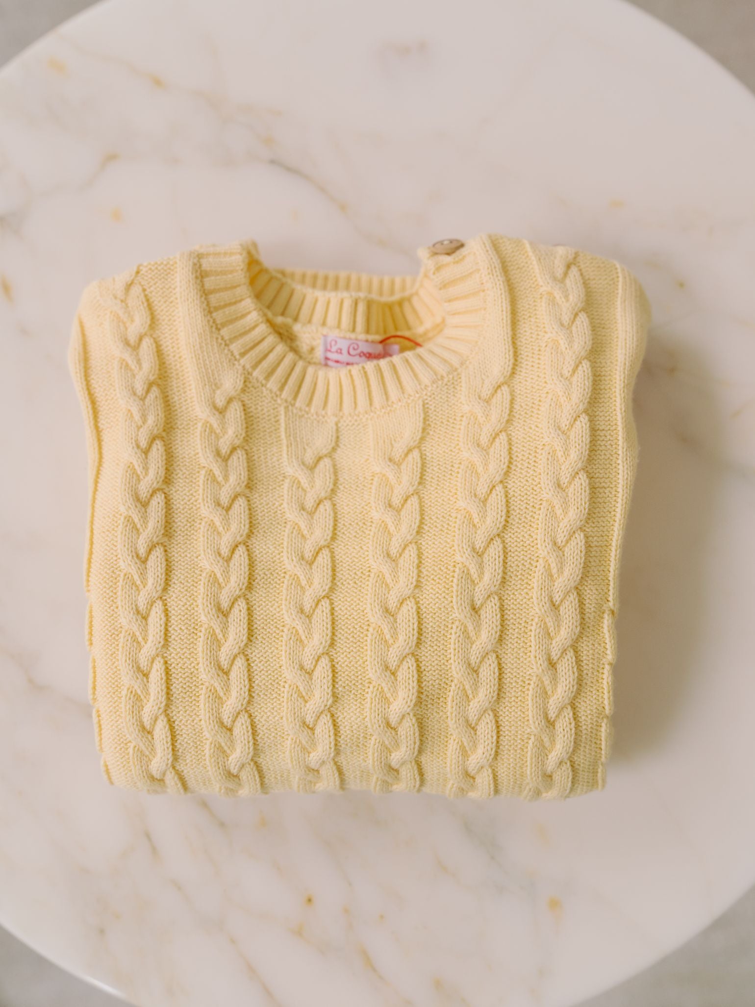Lemon Emerson Cotton Boy Jumper