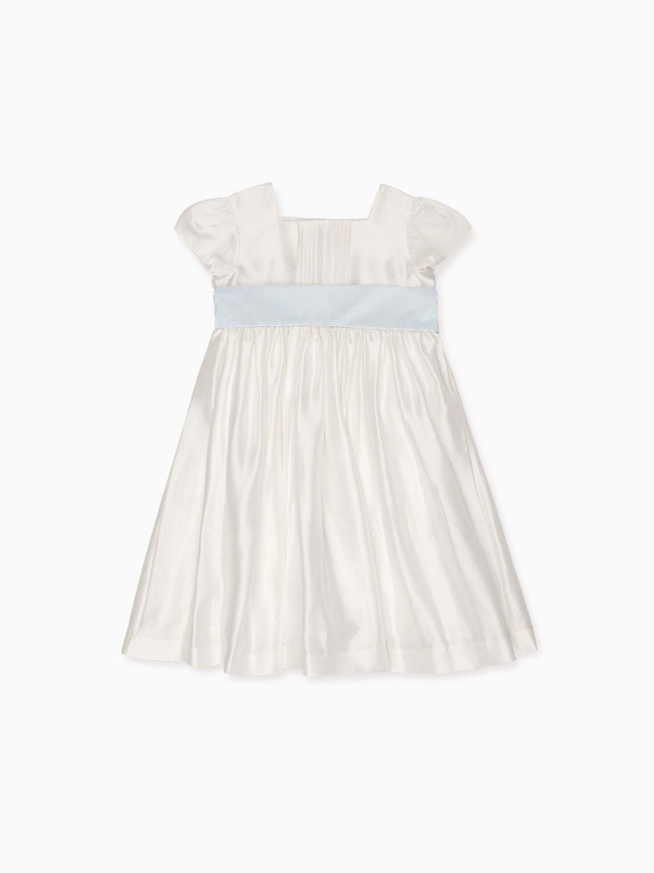 Ivory Emilie Silk Ceremony Girl Dress