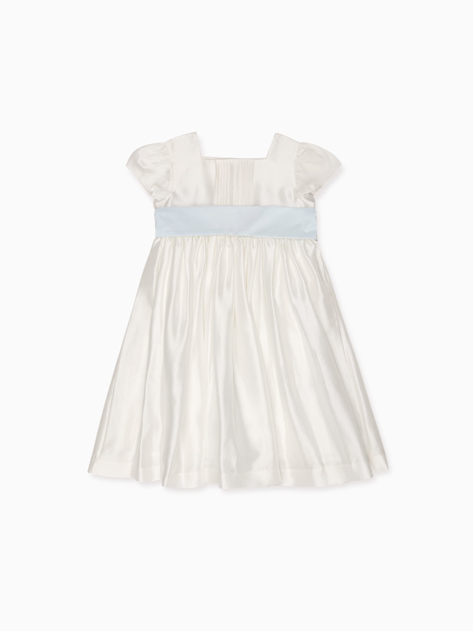 Ivory Emilie Silk Ceremony Girl Dress