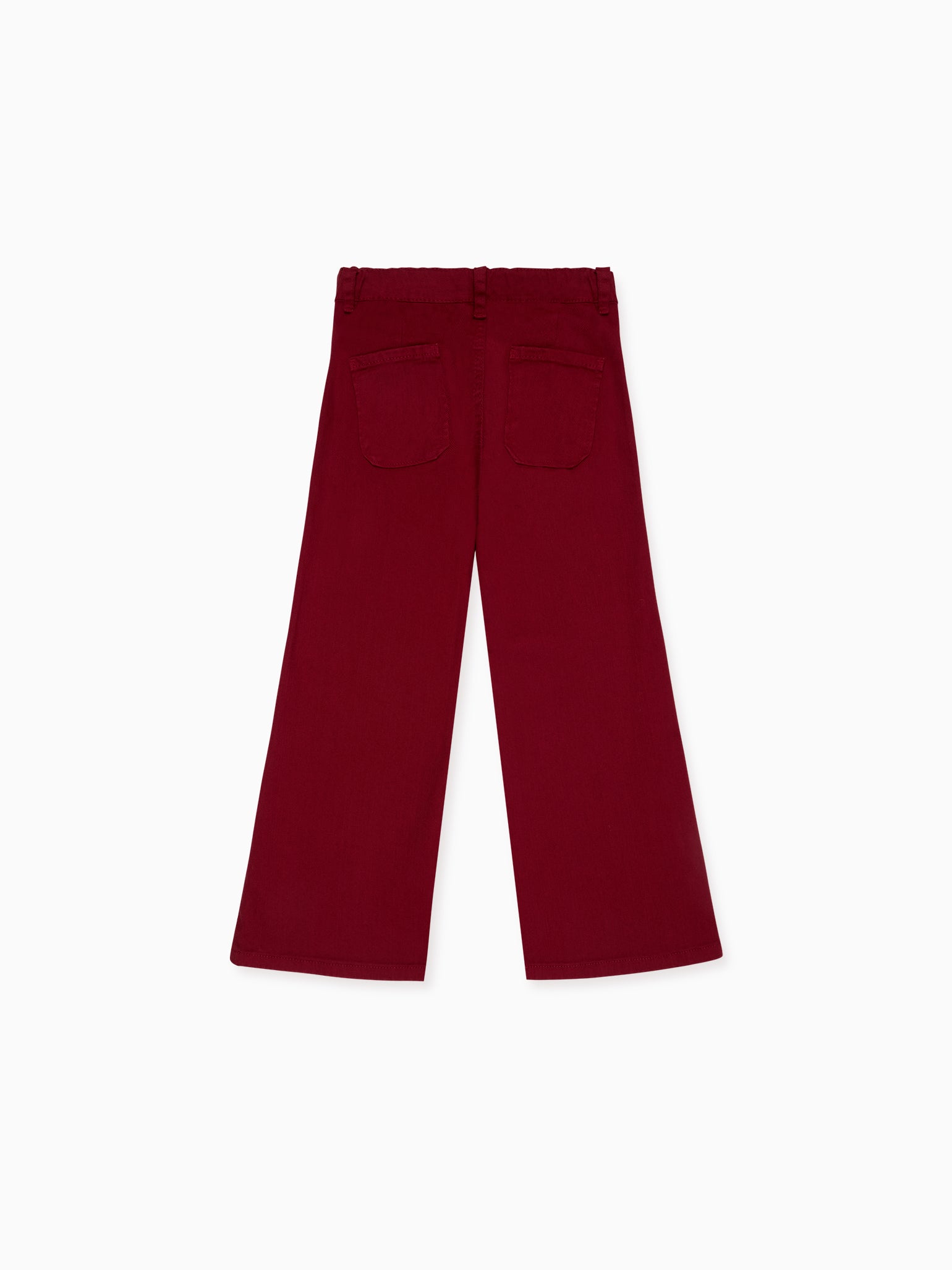 Burgundy Enola Girl Wide Leg Jeans