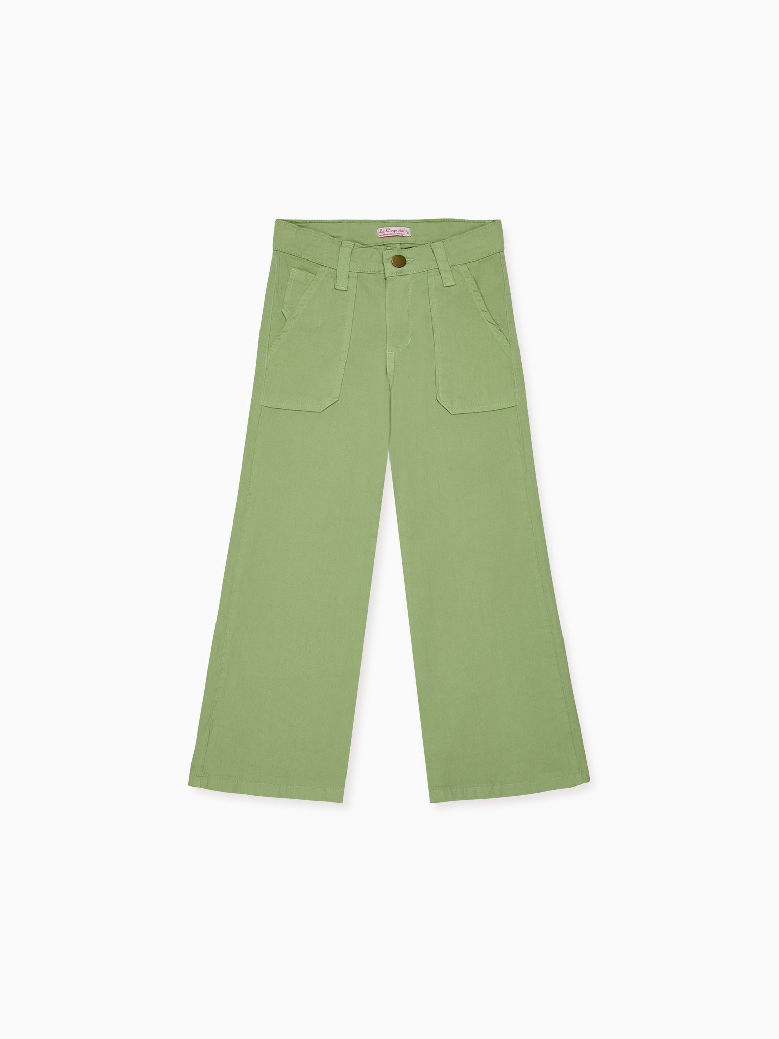 Green Enola Girl Wide Leg Jeans
