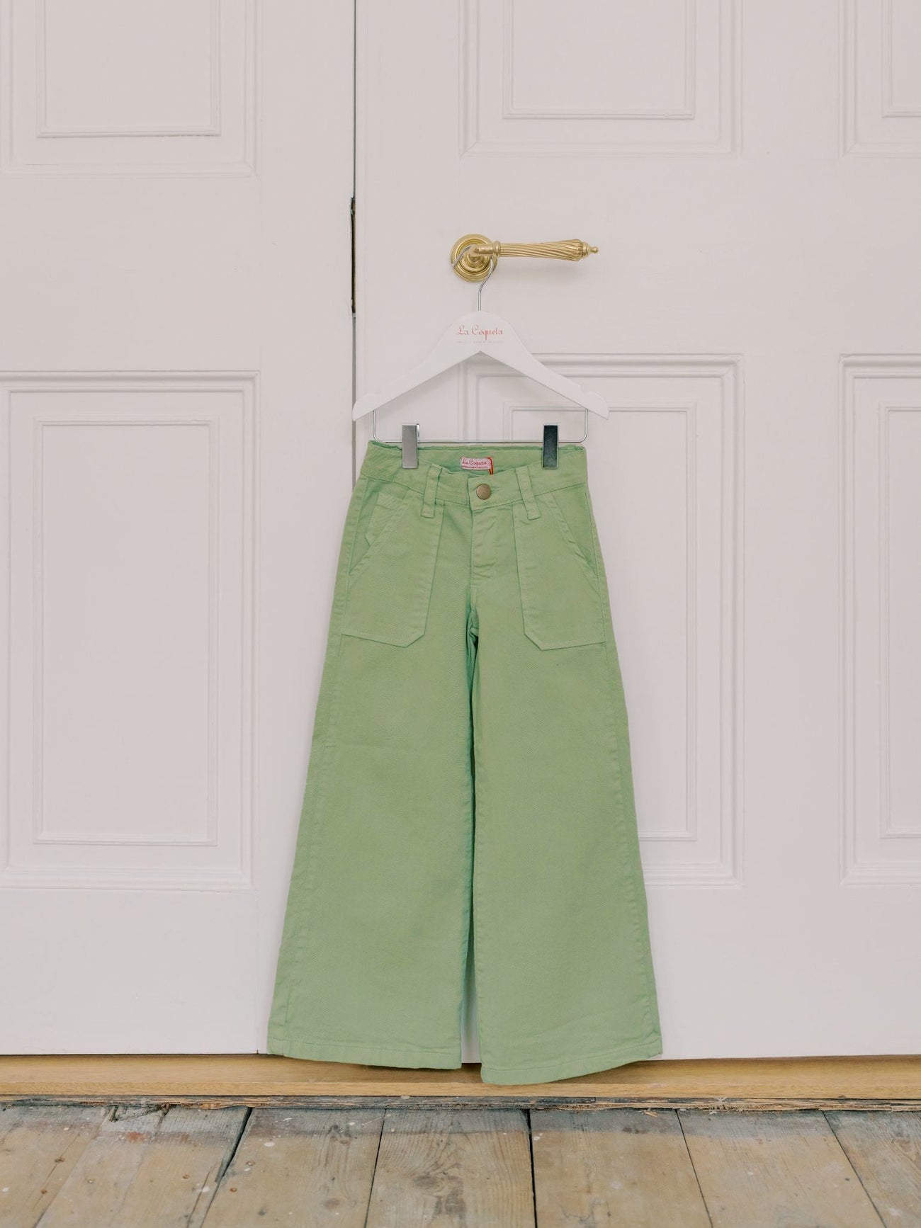 Green Enola Girl Wide Leg Jeans