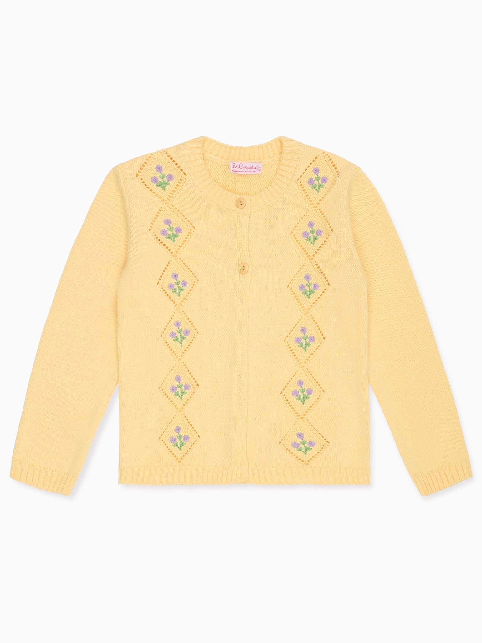 Lemon Espina Cotton Girl Cardigan