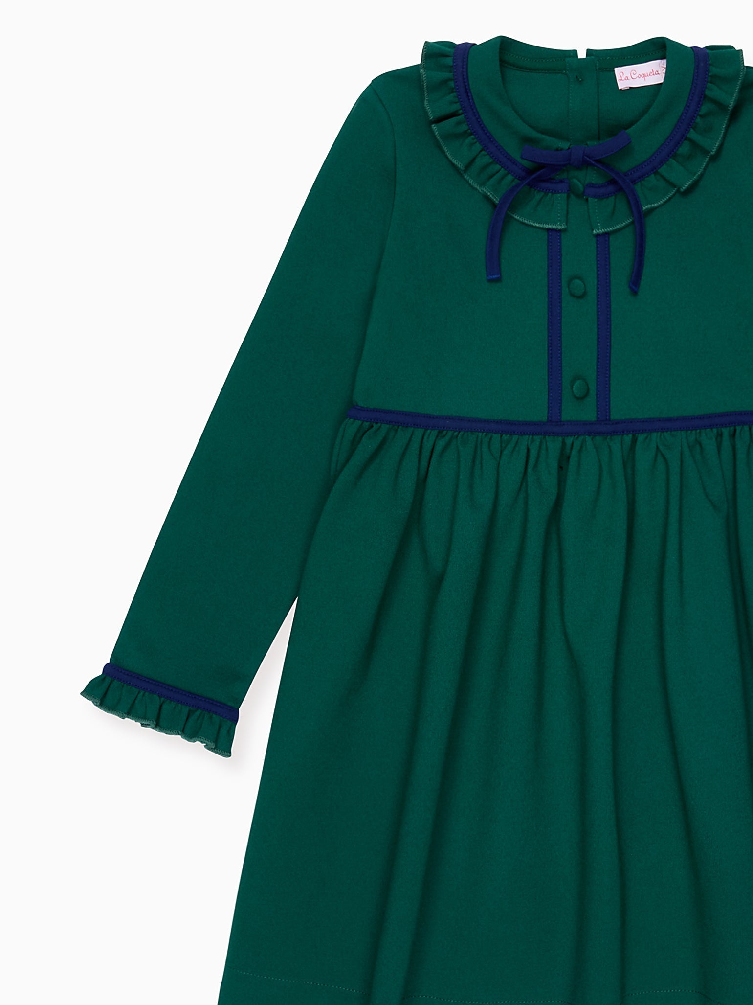 Forest Green Eviana Girl Dress