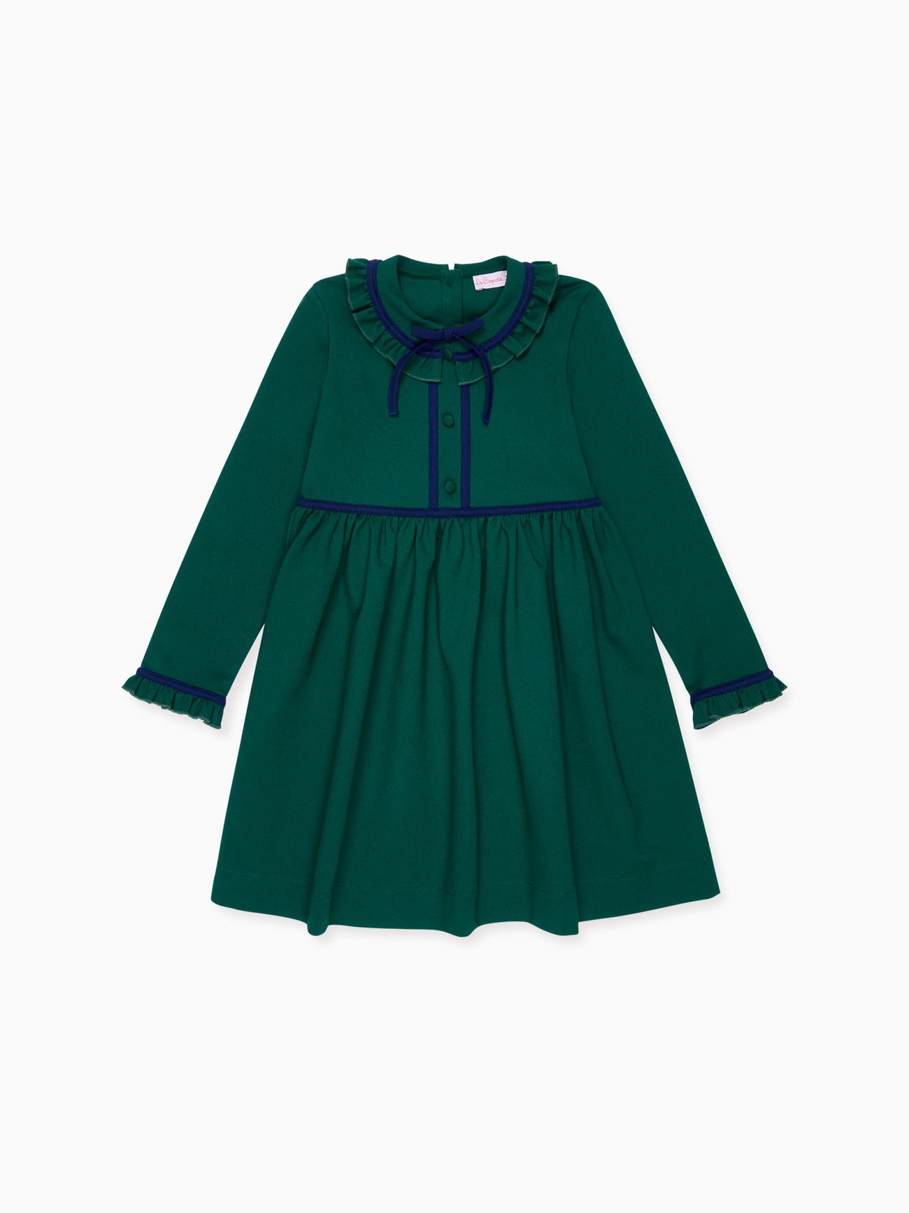 Forest Green Eviana Girl Dress