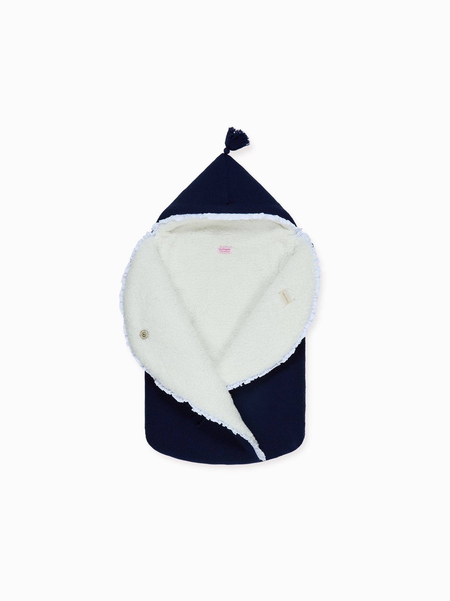 Navy Fatima Merino Baby Nest