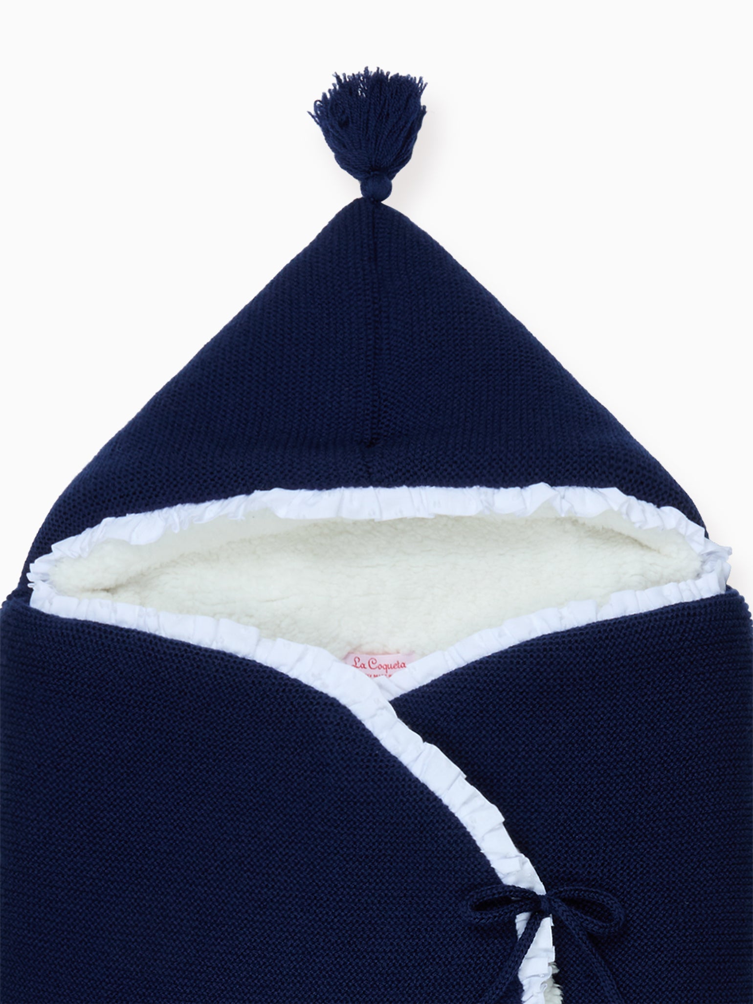 Navy Fatima Merino Baby Nest