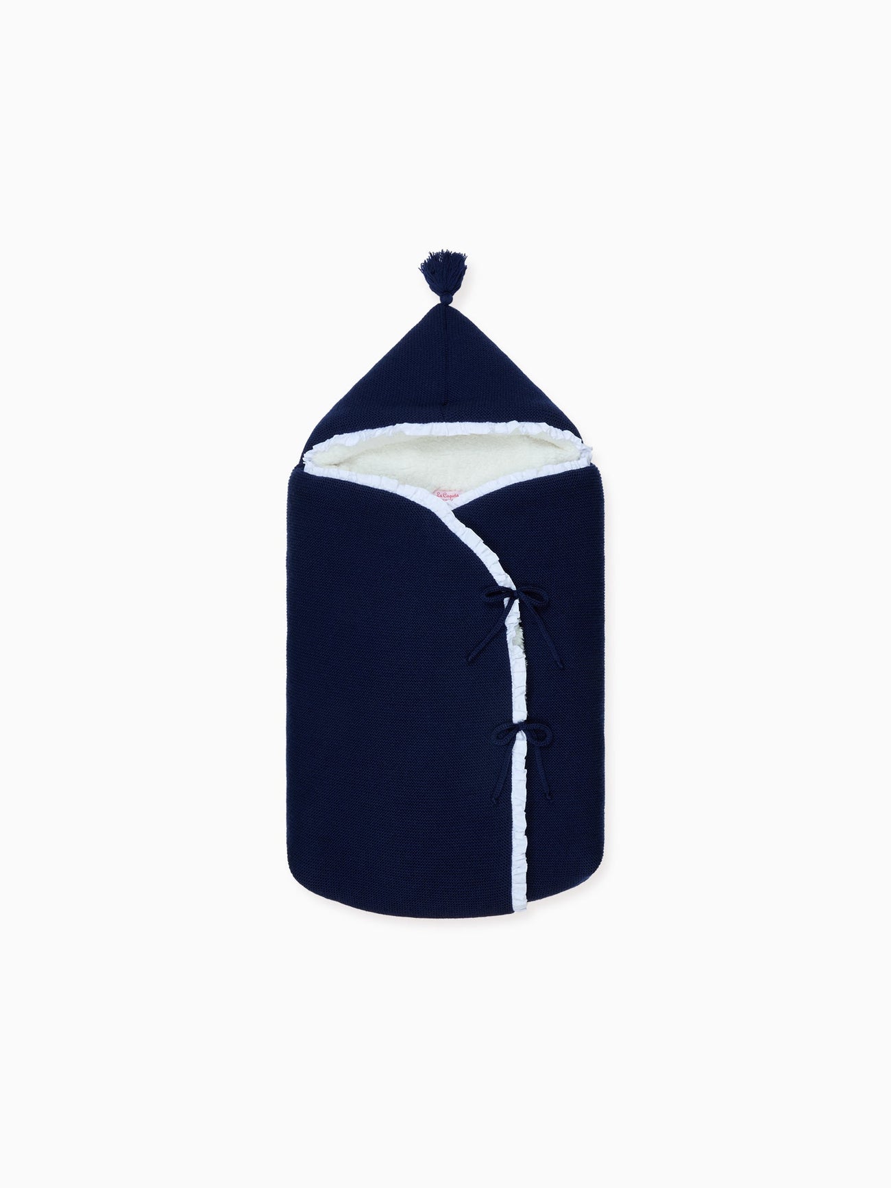Navy Fatima Merino Baby Nest