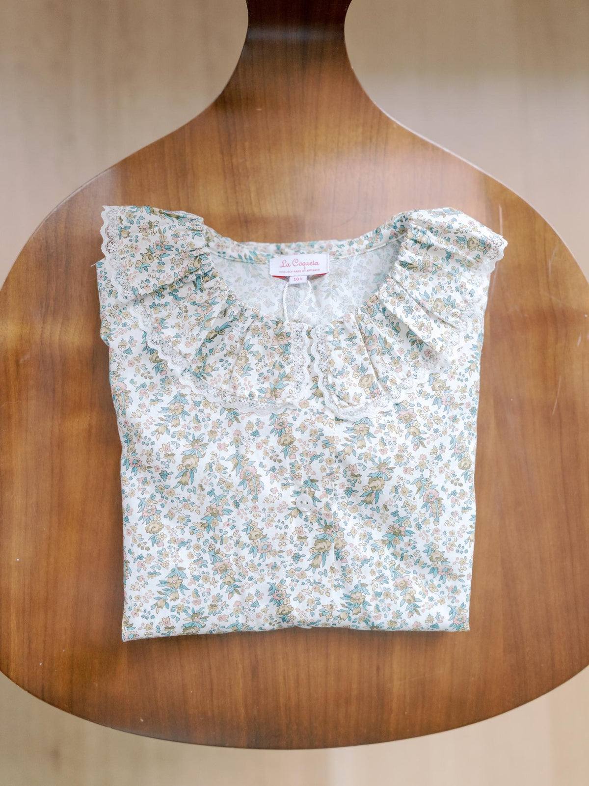 Ivory Floral Faustina Liberty Girl Shirt