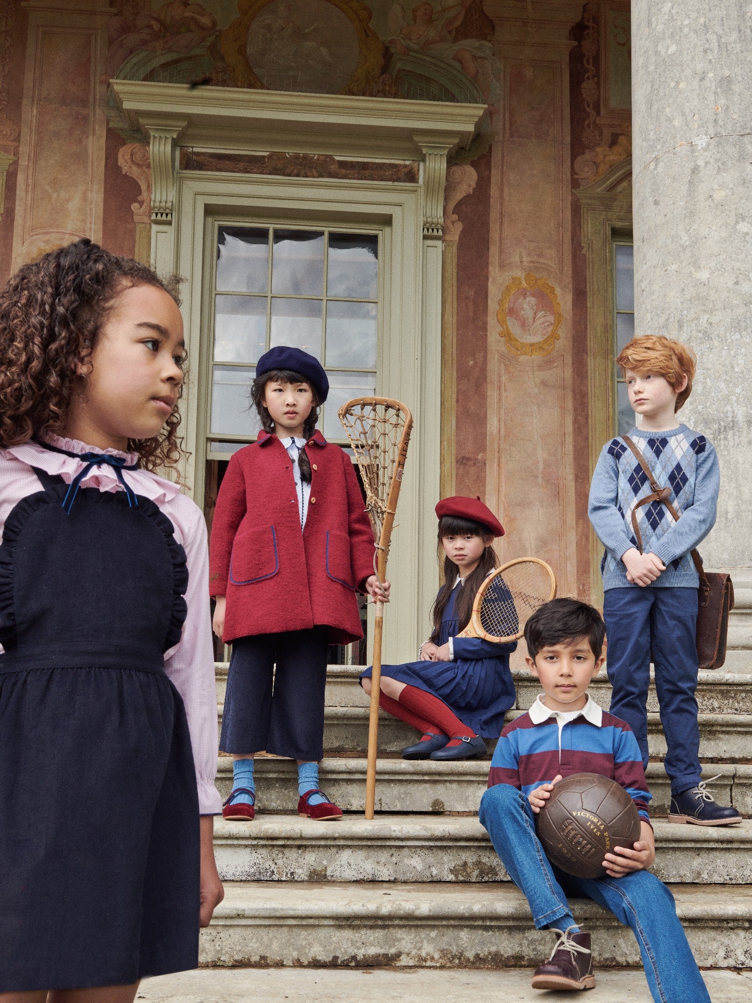 Blue Melange Fito Merino Boy Jumper