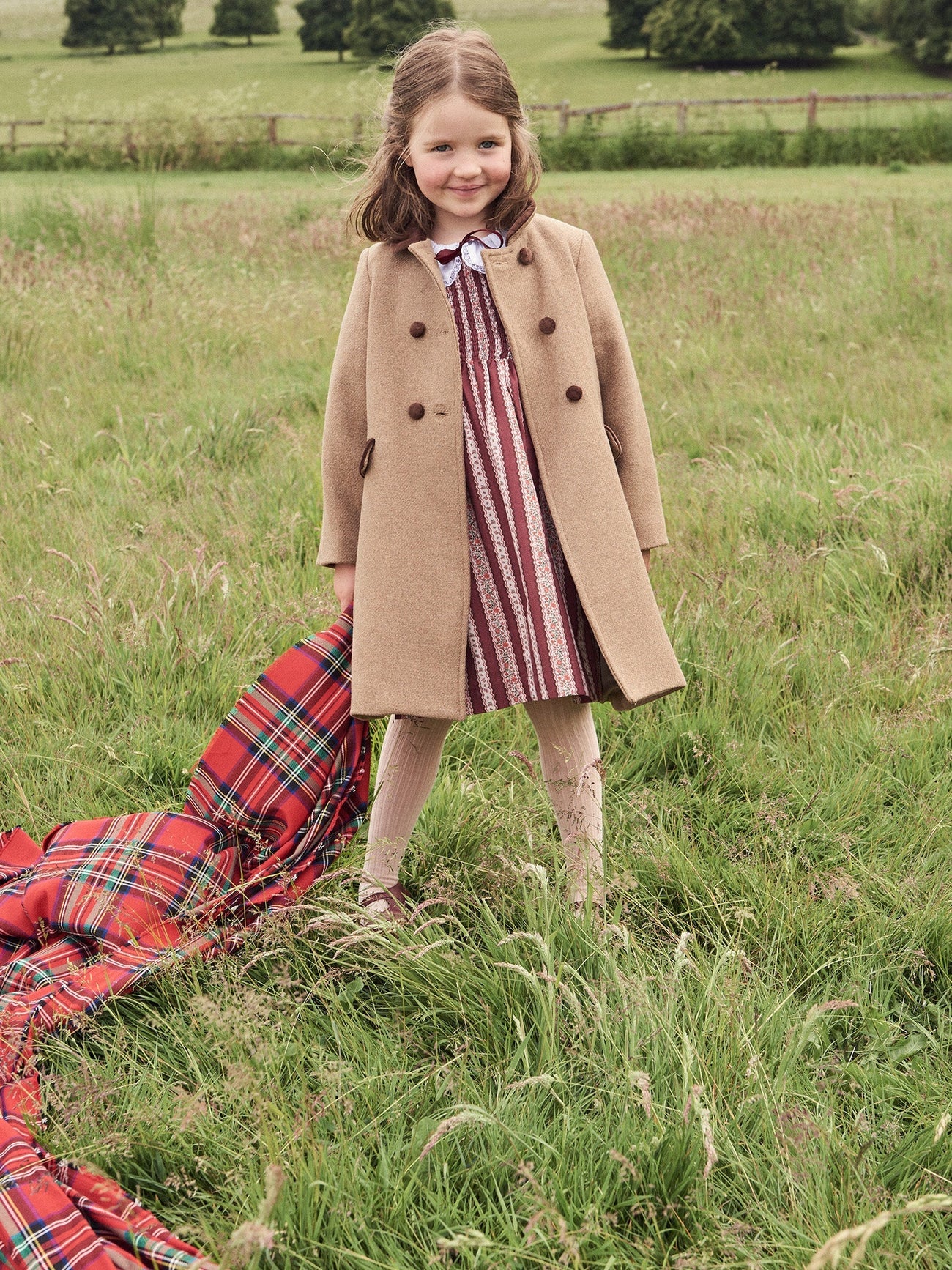 Taupe Arrieta Girl Coat