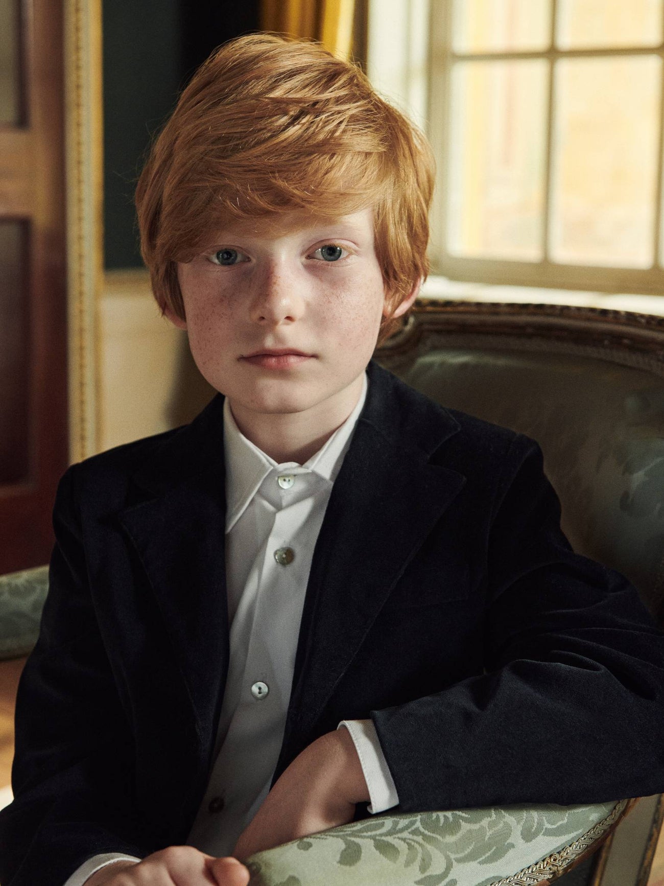 Black Fiesta Velvet Boy Jacket