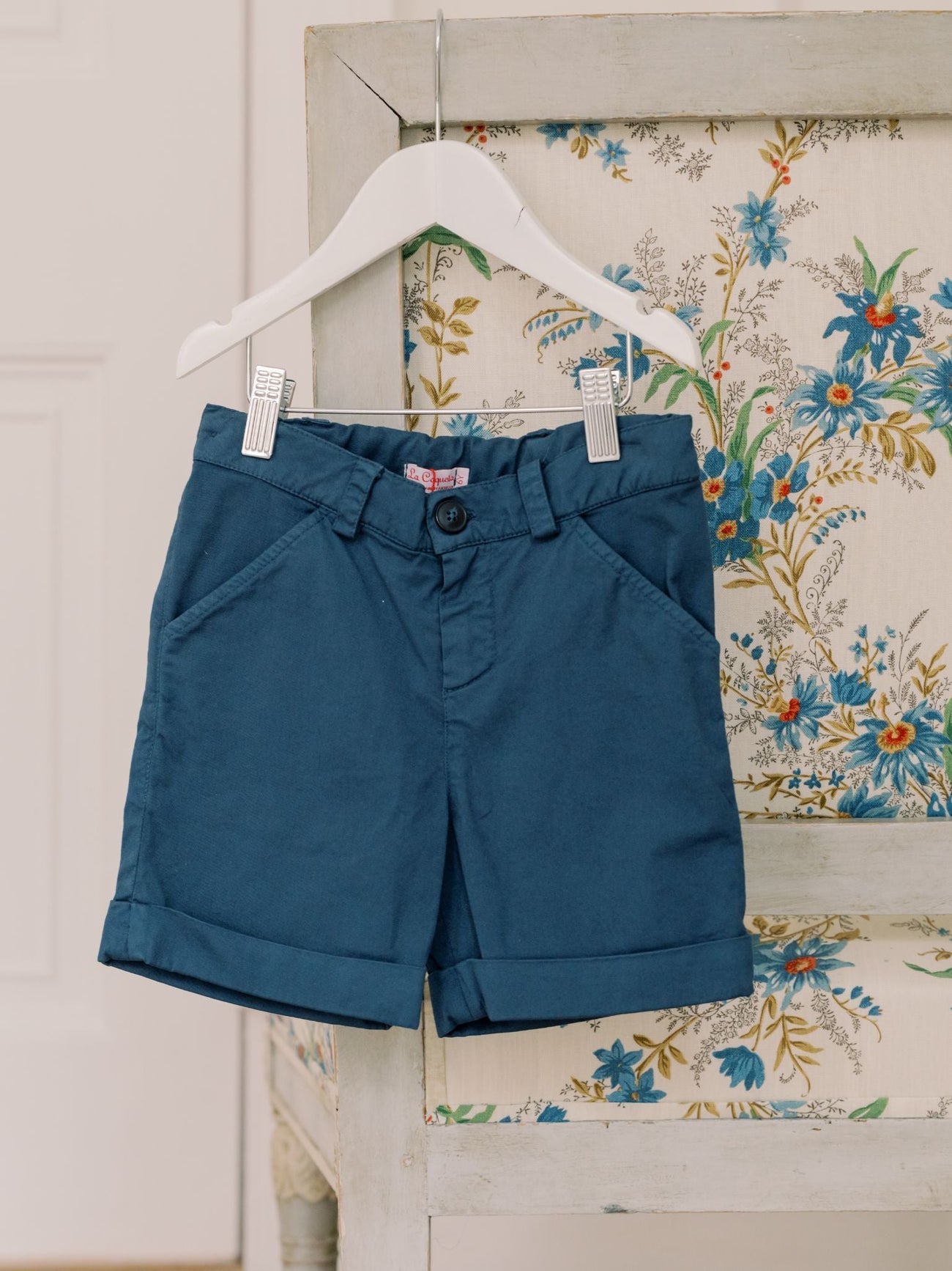 Navy Figaro Boy Chino Shorts