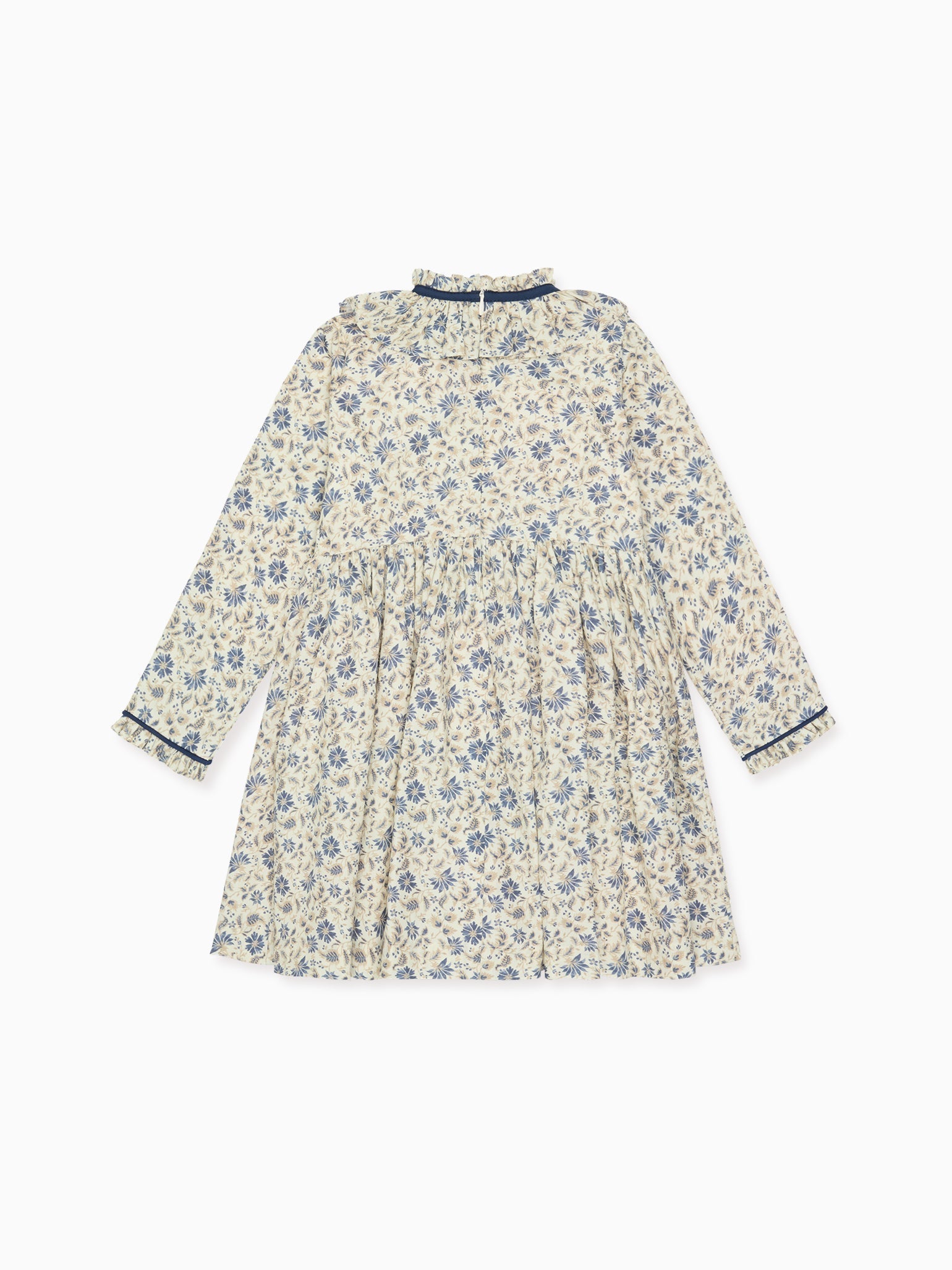 Blue Floral Flora Girl Dress