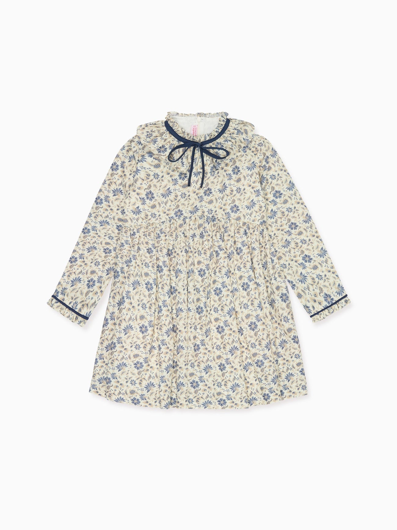 Blue Floral Flora Girl Dress