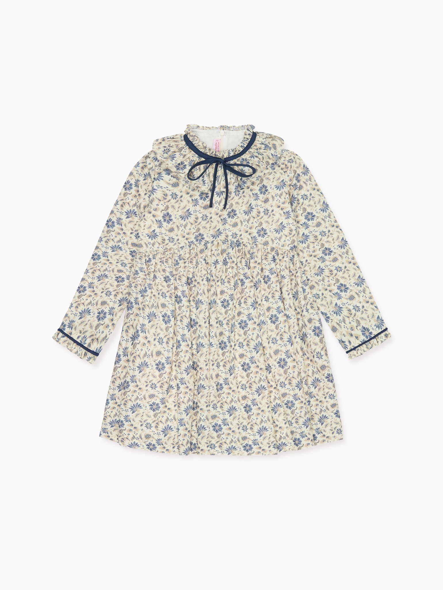 Blue Floral Flora Girl Dress