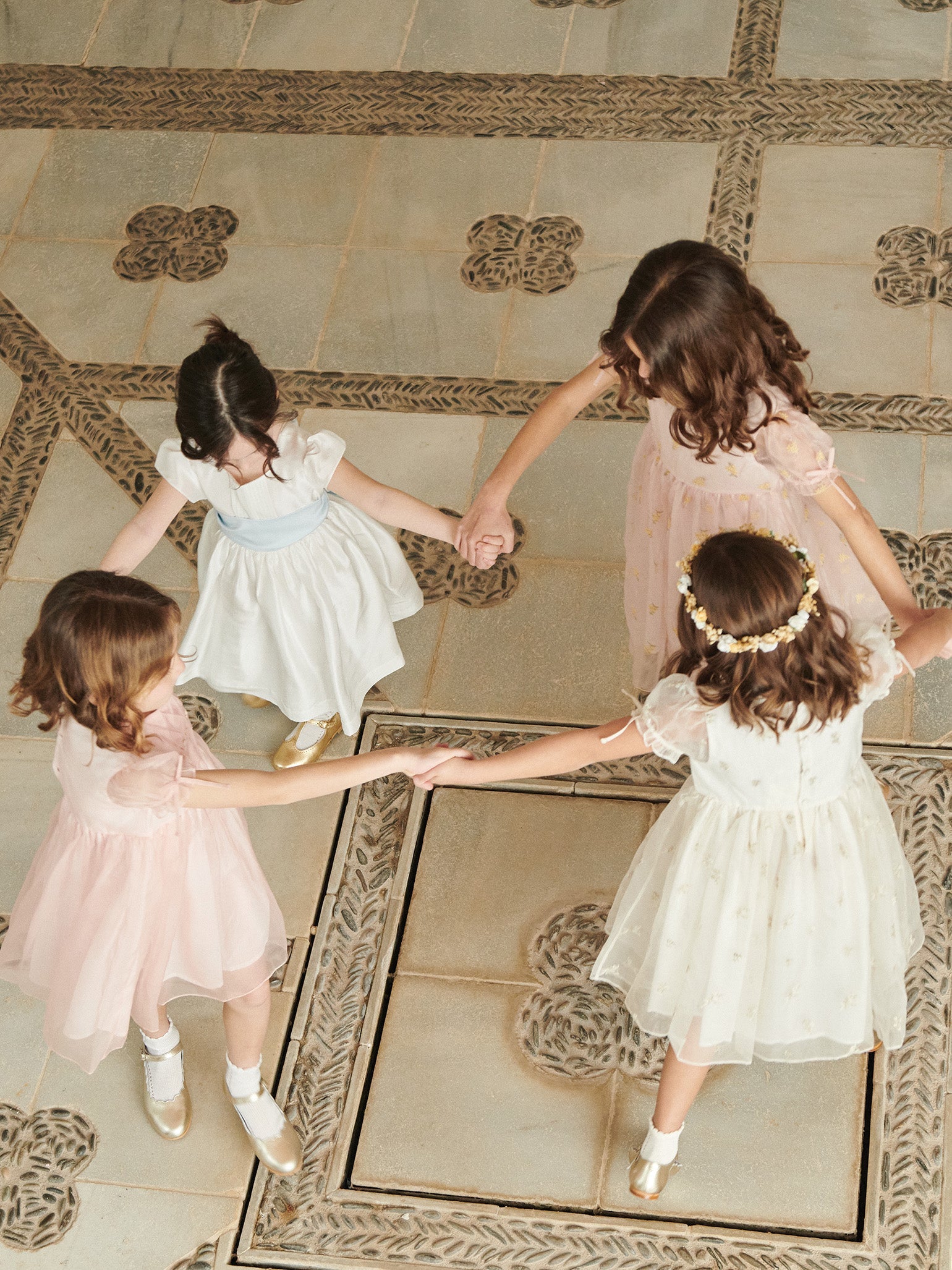 Ivory Gardenia Ceremony Girl Dress