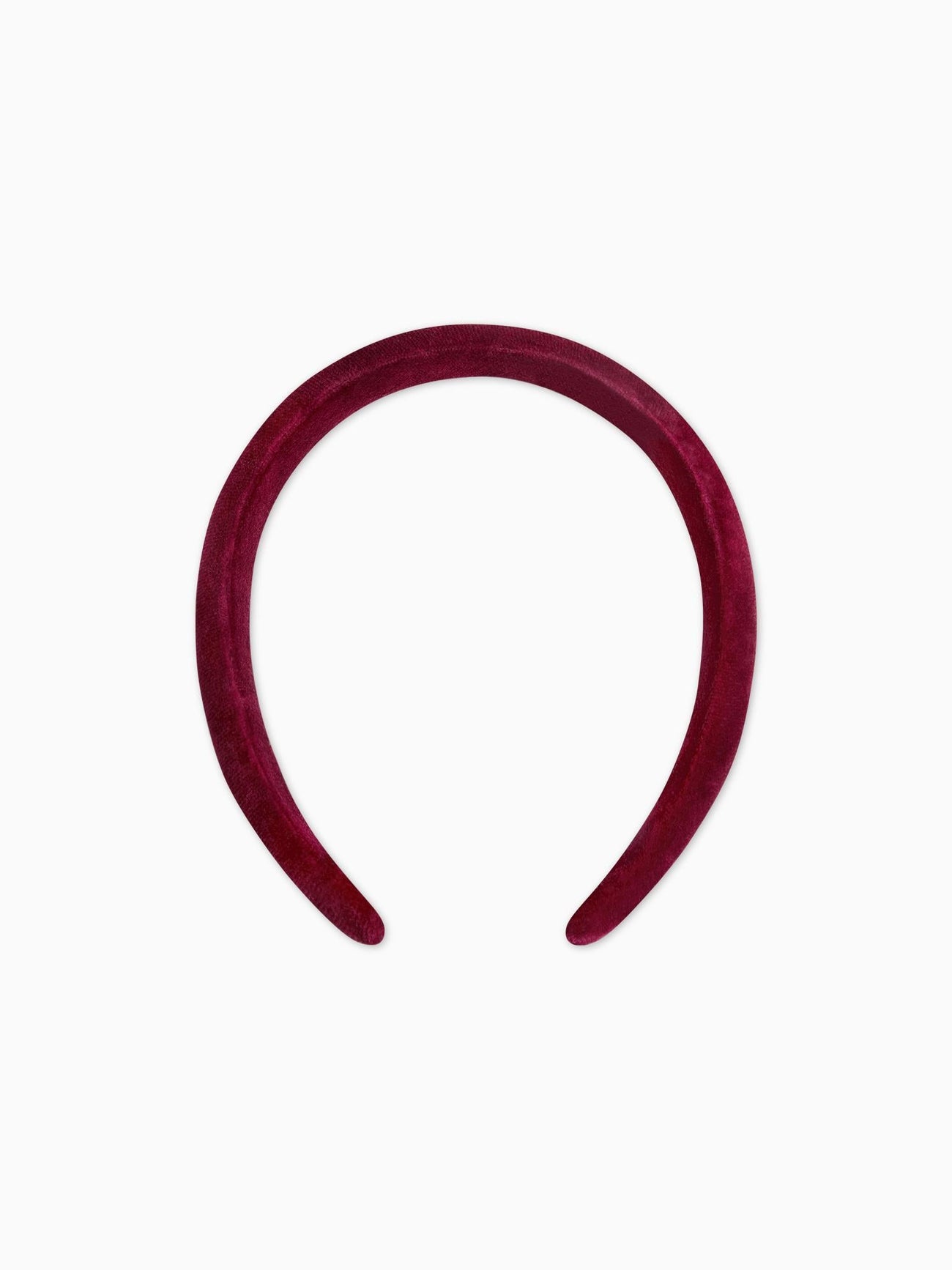 Burgundy Girl Velvet Wide Headband