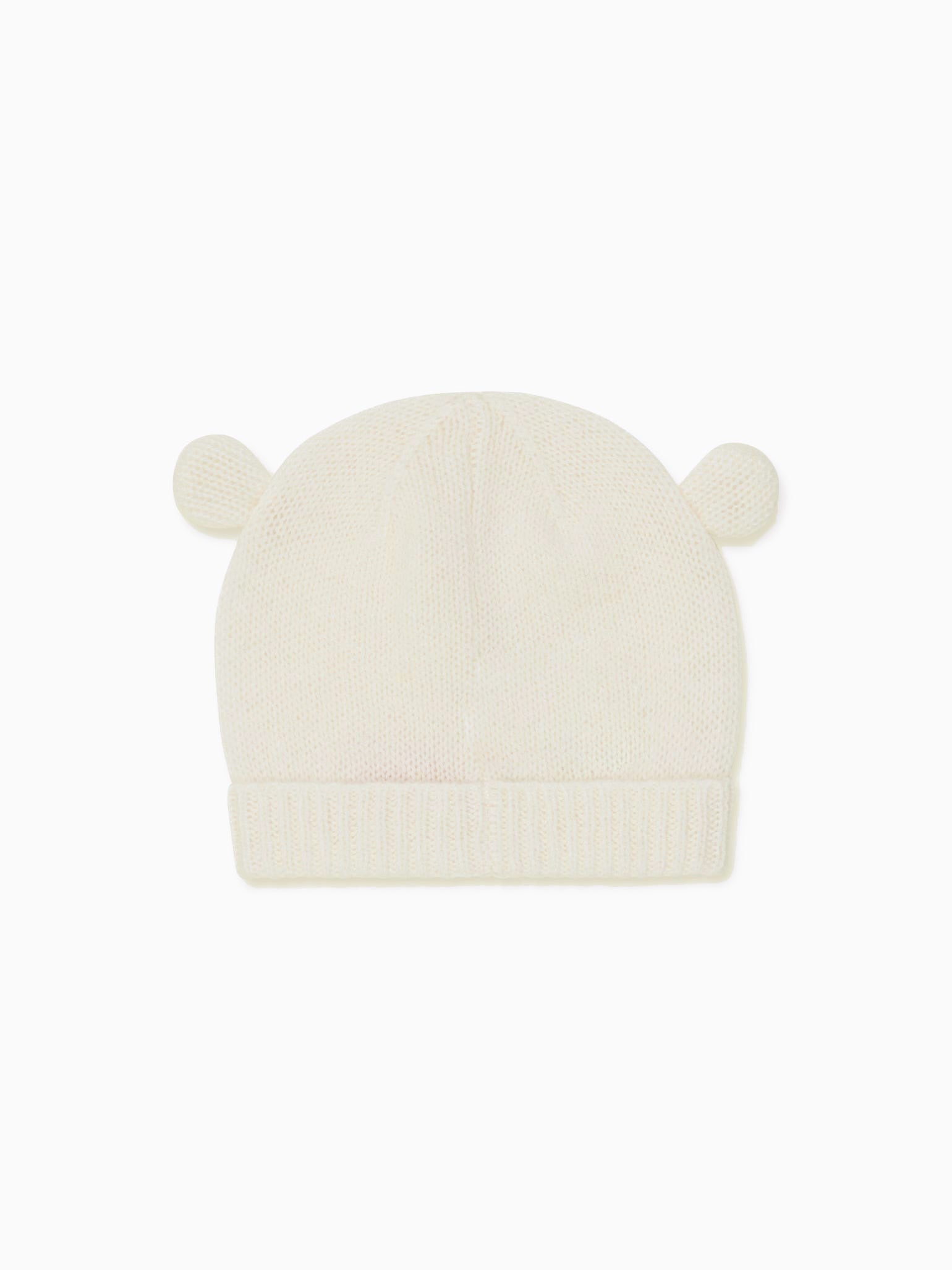 Ivory Gloria Cashmere Baby Hat