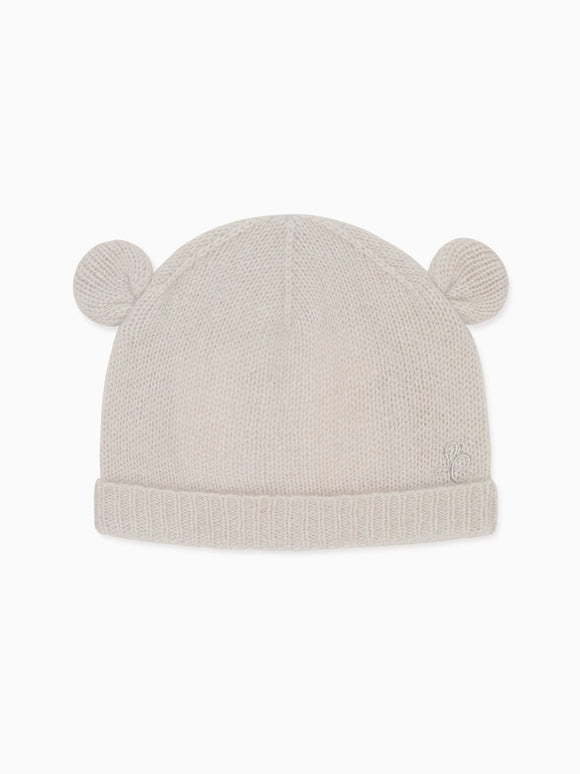 Soft Grey Gloria Cashmere Baby Hat