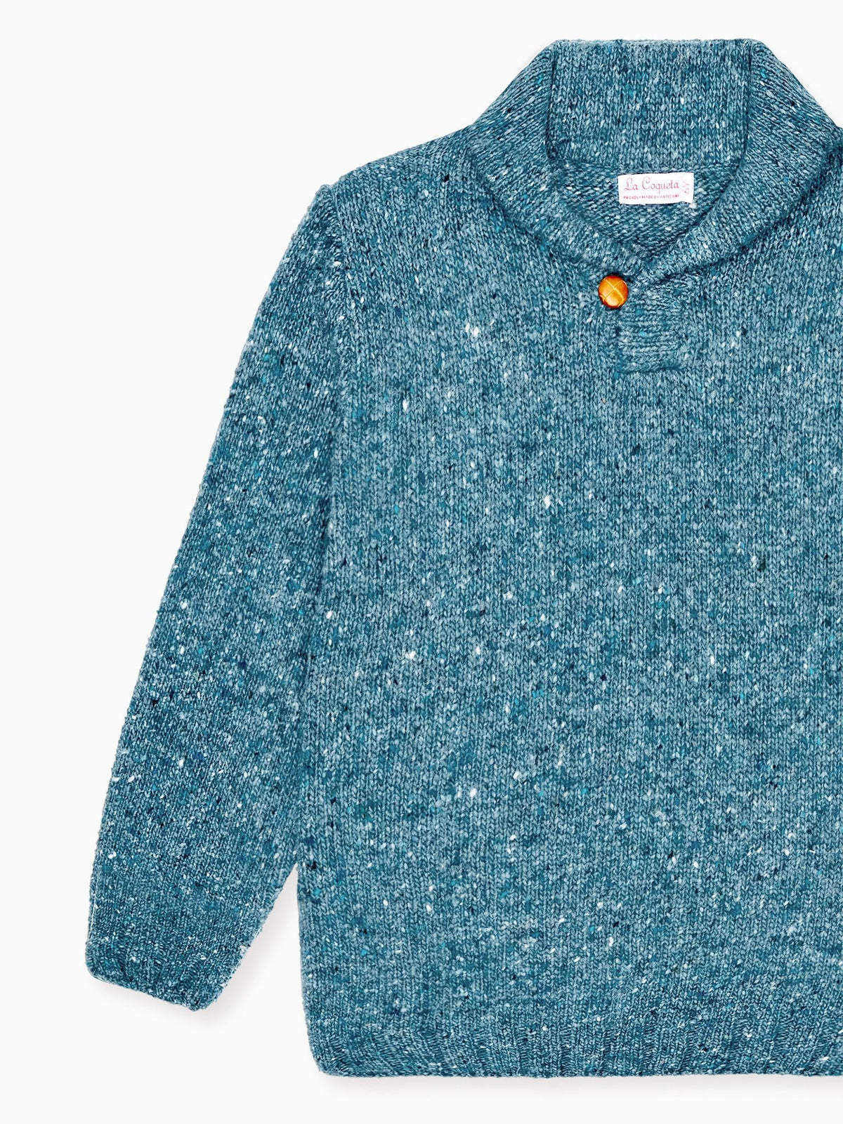 Blue Goyo Merino Boy Jumper