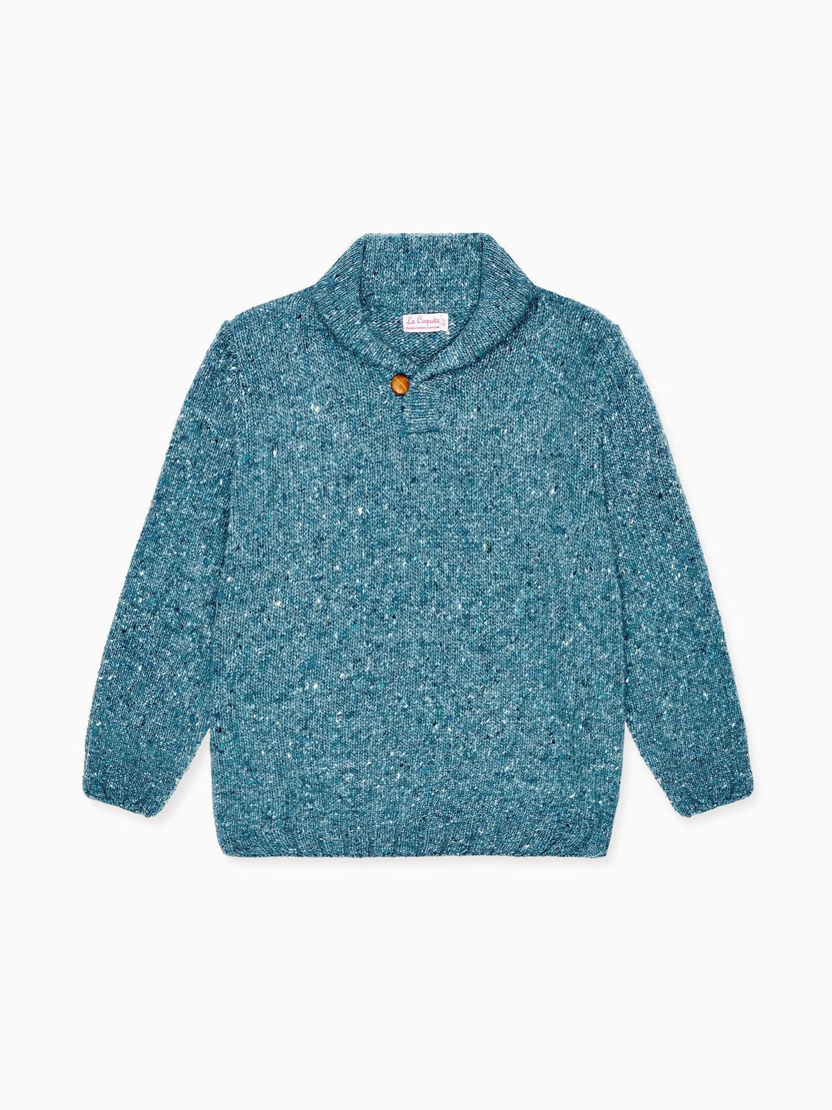 Blue Goyo Merino Boy Jumper