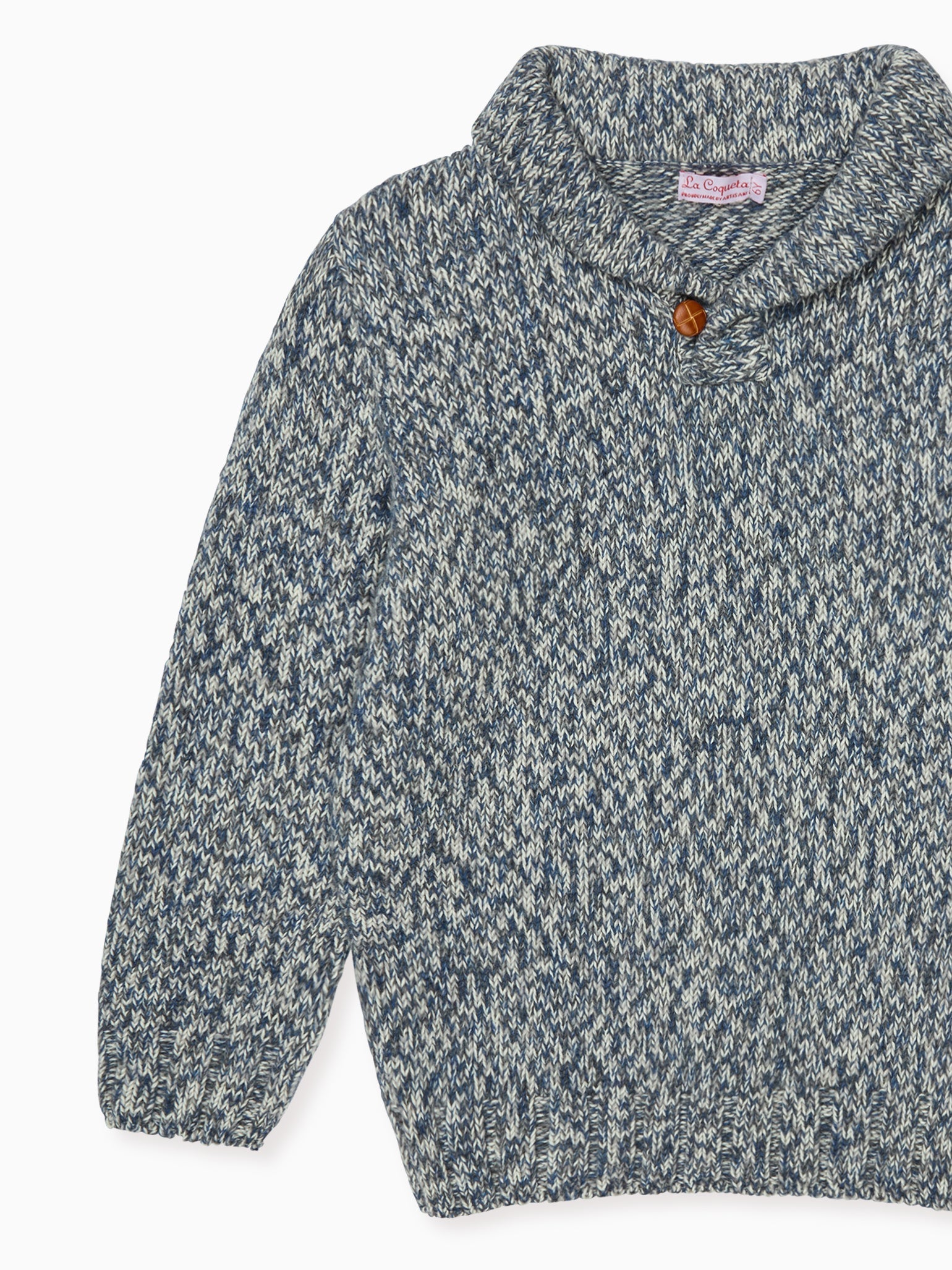 Blue Goyo Merino Boy Jumper