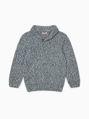 Blue Goyo Merino Boy Jumper