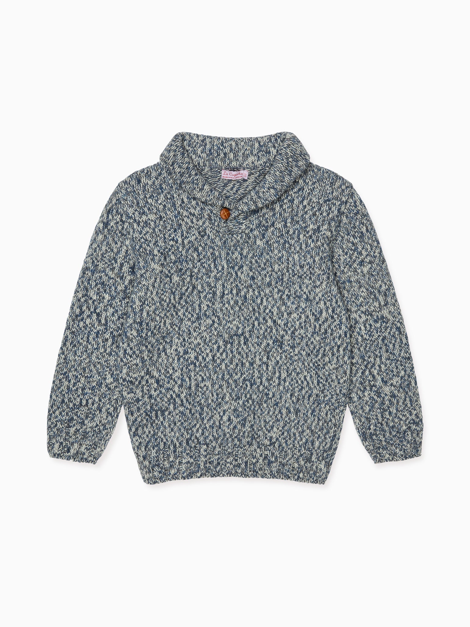 Blue Goyo Merino Boy Jumper