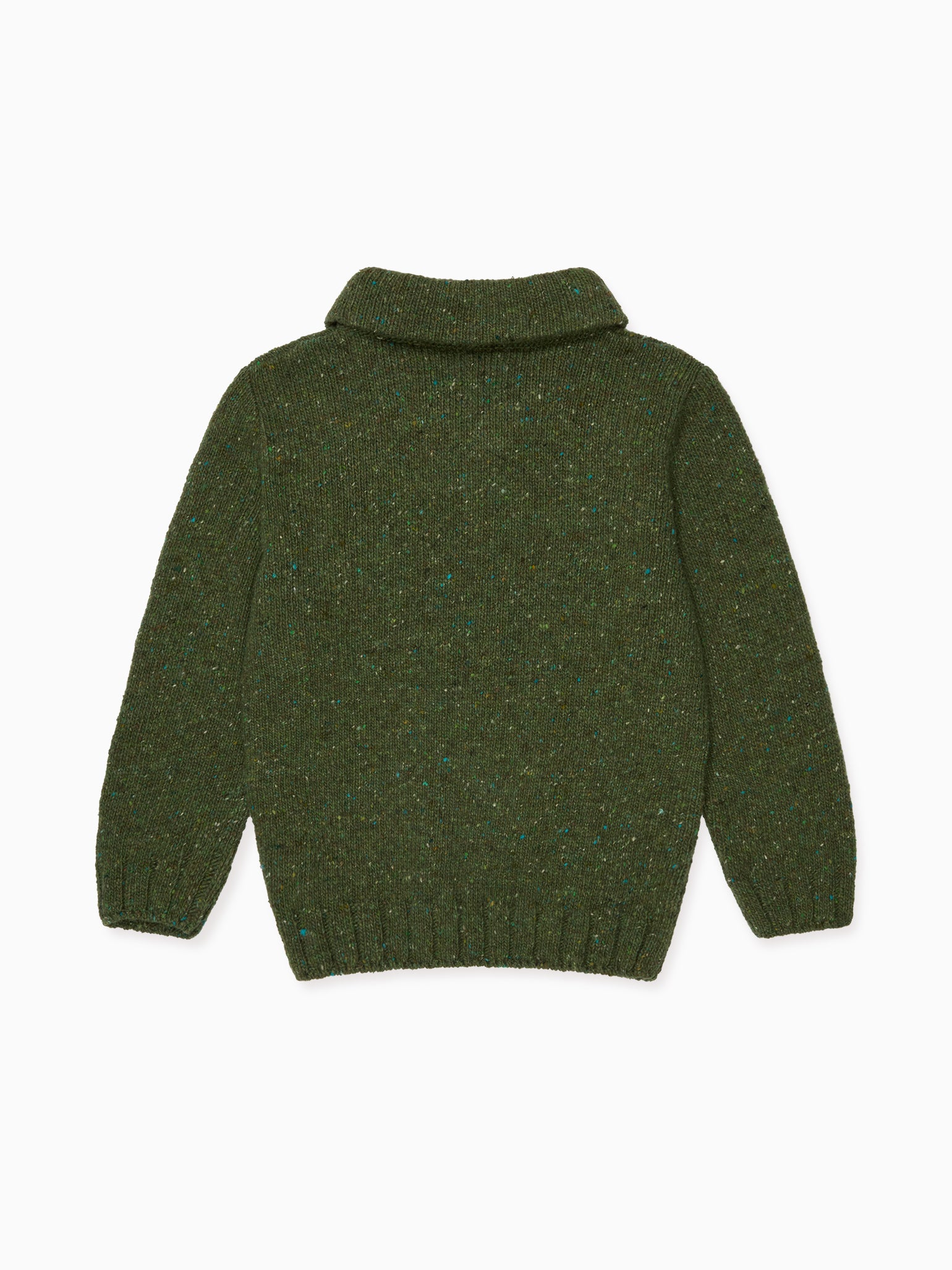 Olive Green Goyo Merino Boy Jumper