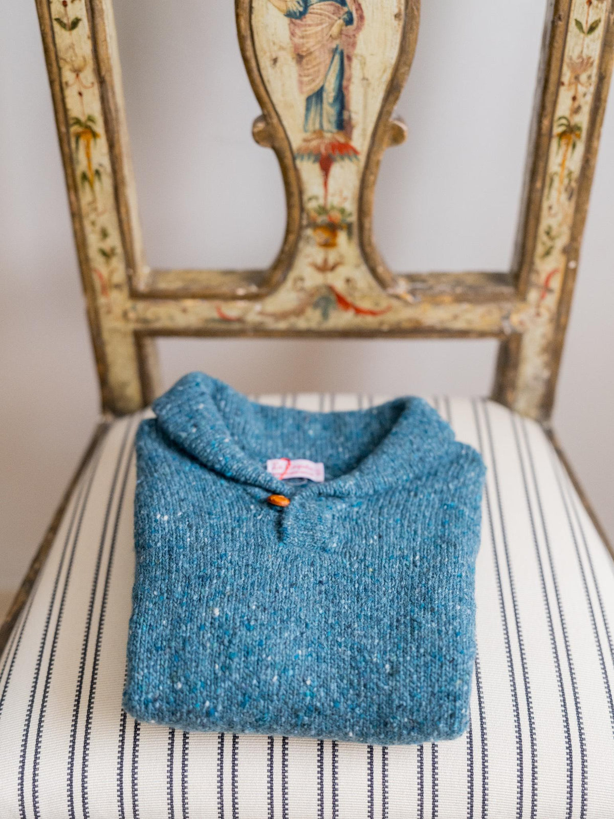 Blue Goyo Merino Boy Jumper
