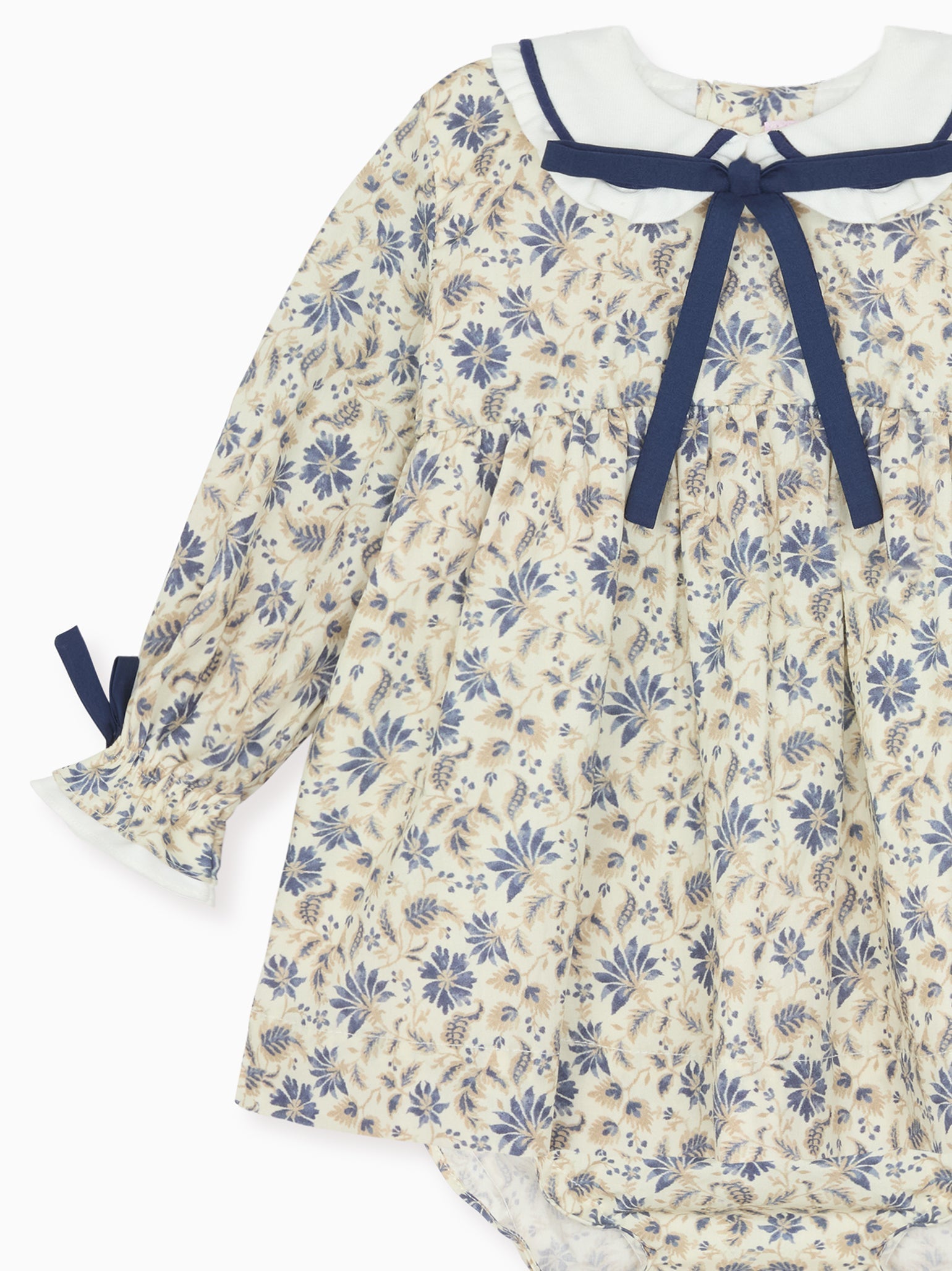 Blue Floral Granada Baby Girl Set