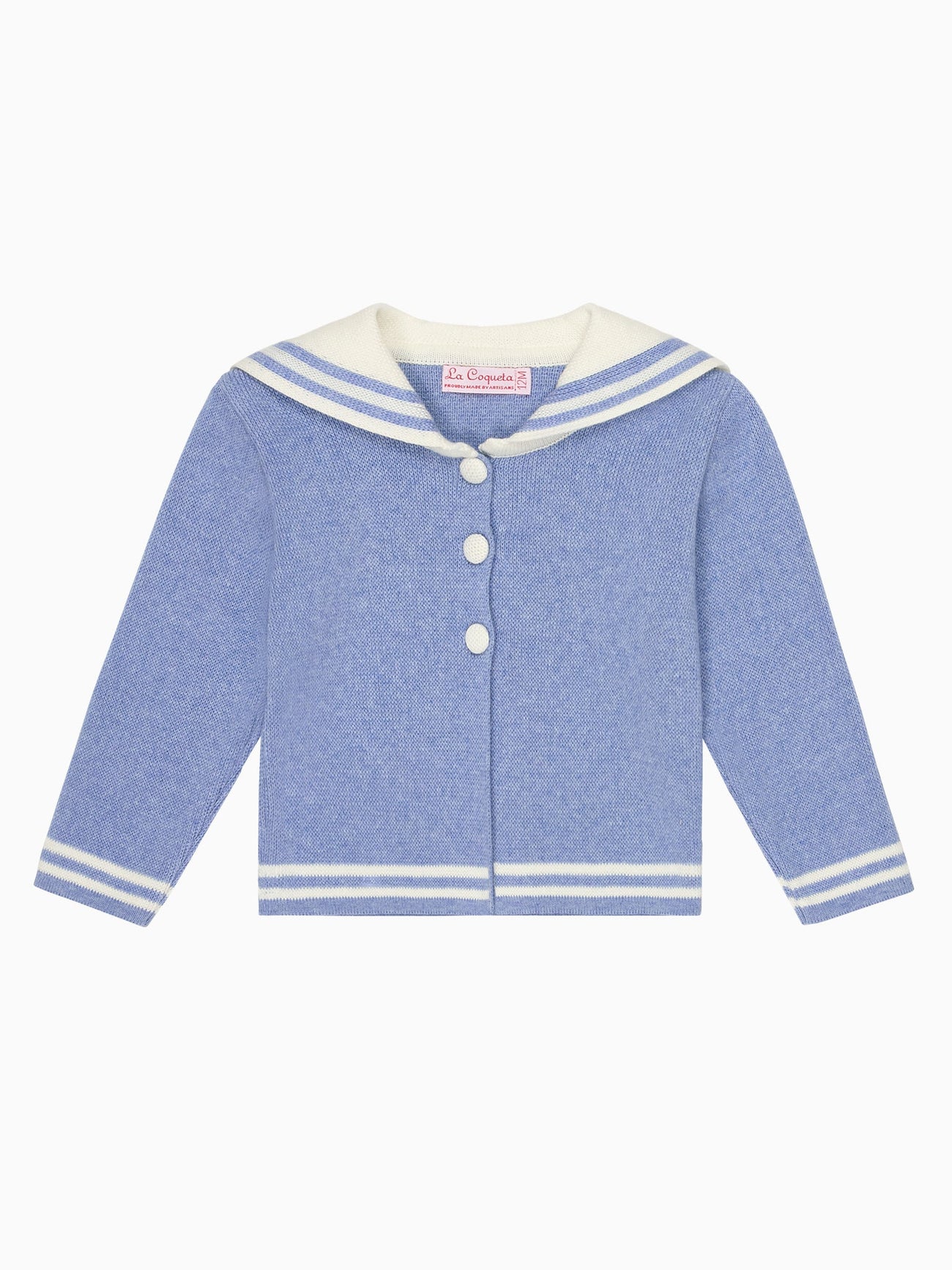 Blue Harper Cotton Baby Cardigan