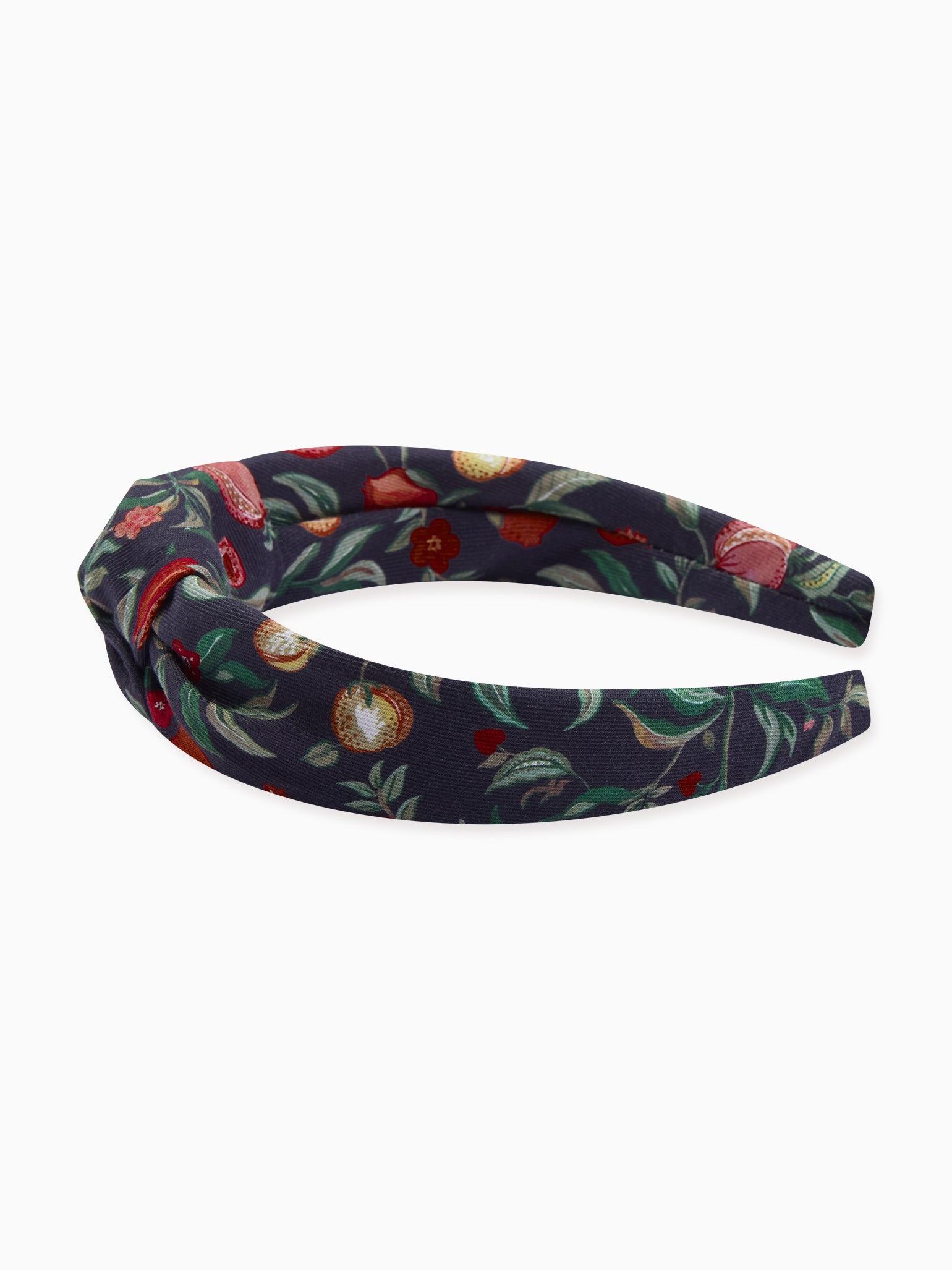 Black Pomegranate Girl Top Knot Hairband