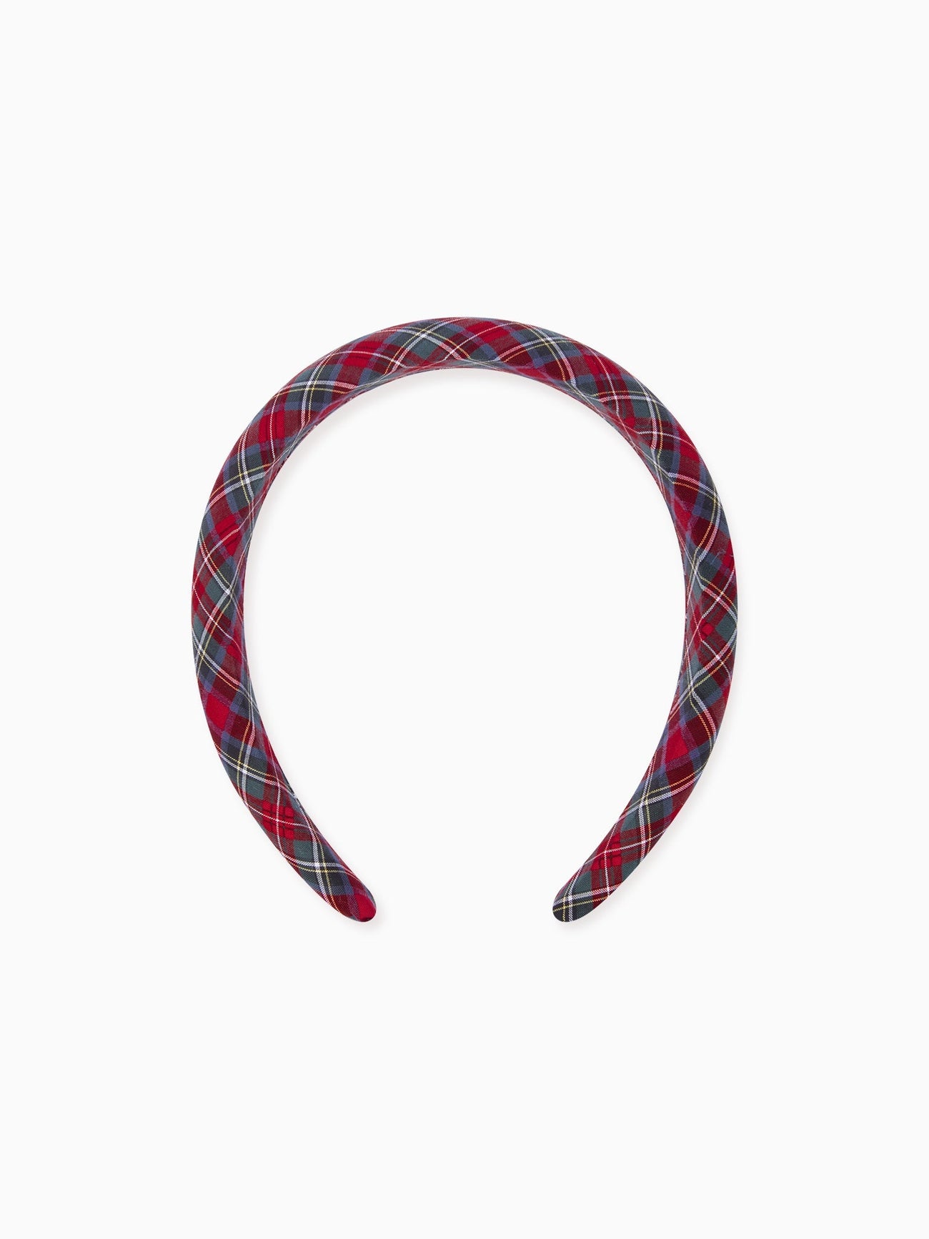 Red Tartan Girl Wide Hairband