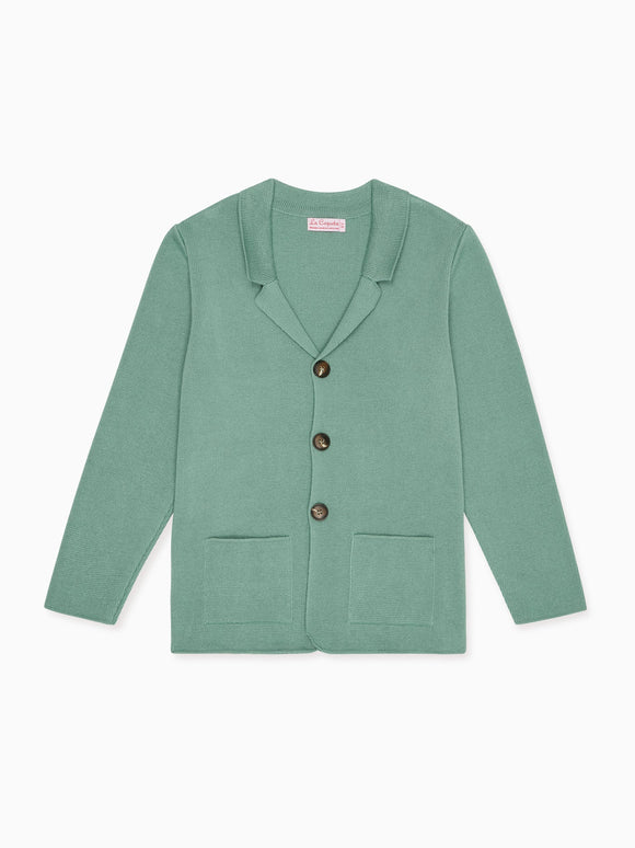 Sage Hector Cotton Boy Cardigan