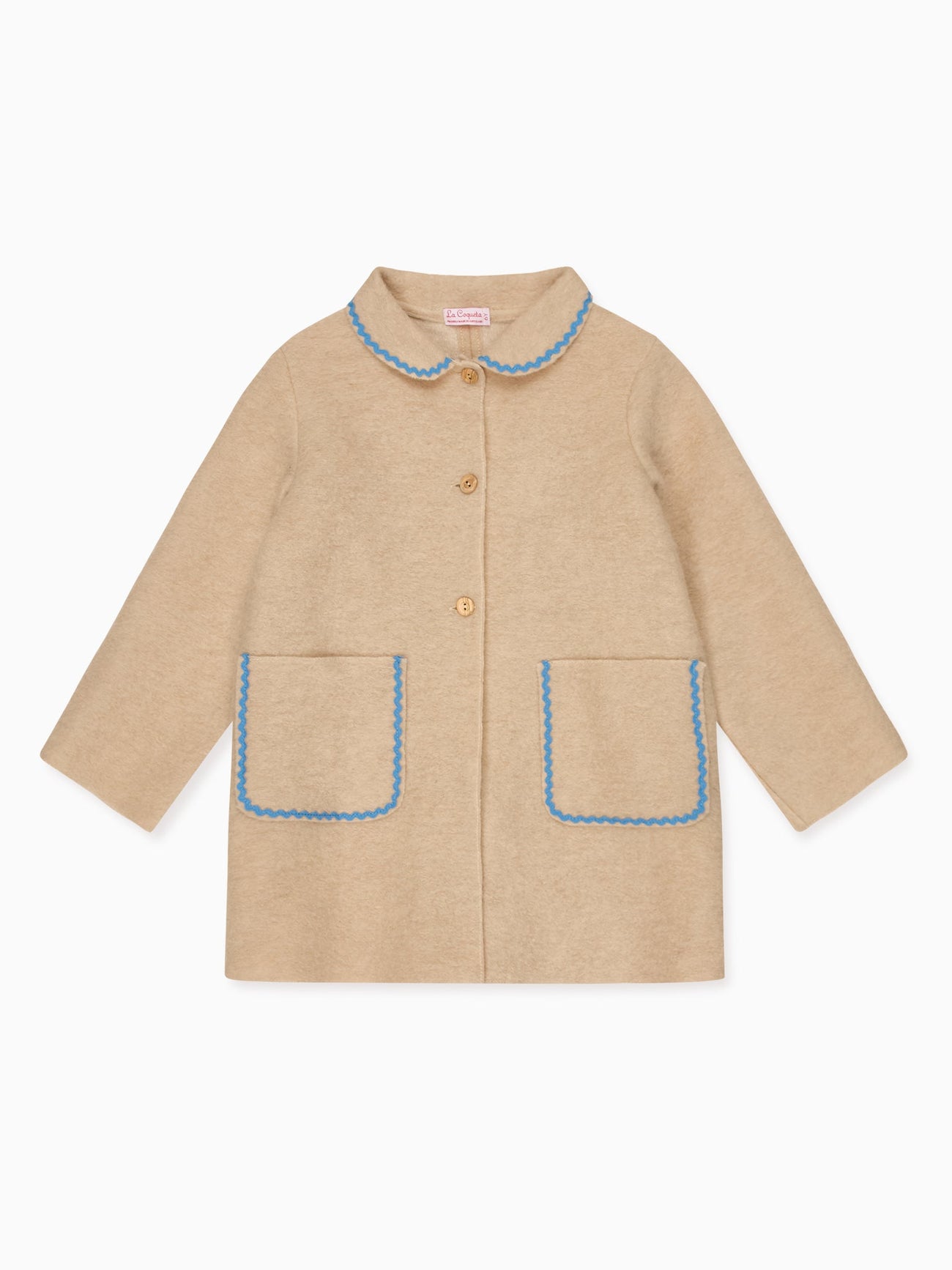 Beige Henrietta Girl Coat