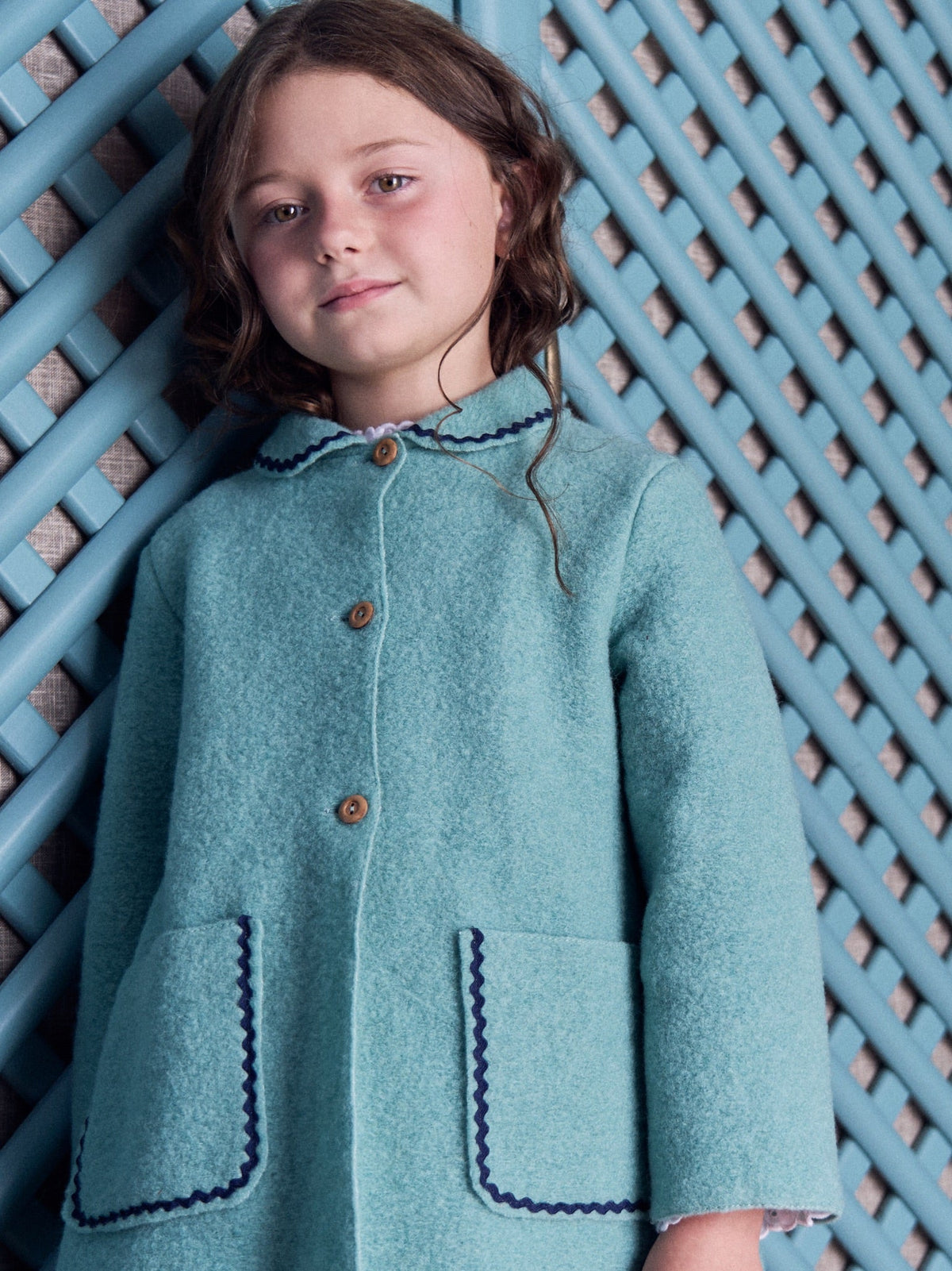 Sage Henrietta Girl Coat