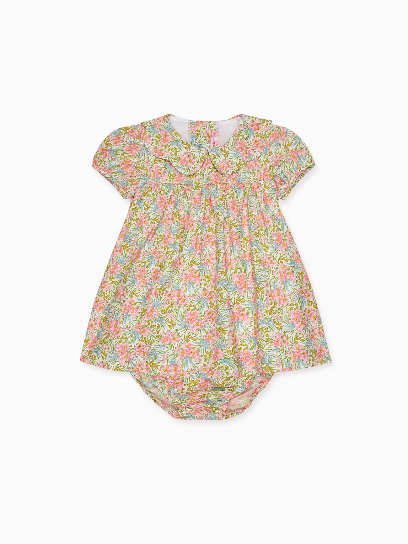 Pink Floral Hestia Baby Girl Made With Liberty Fabric Set