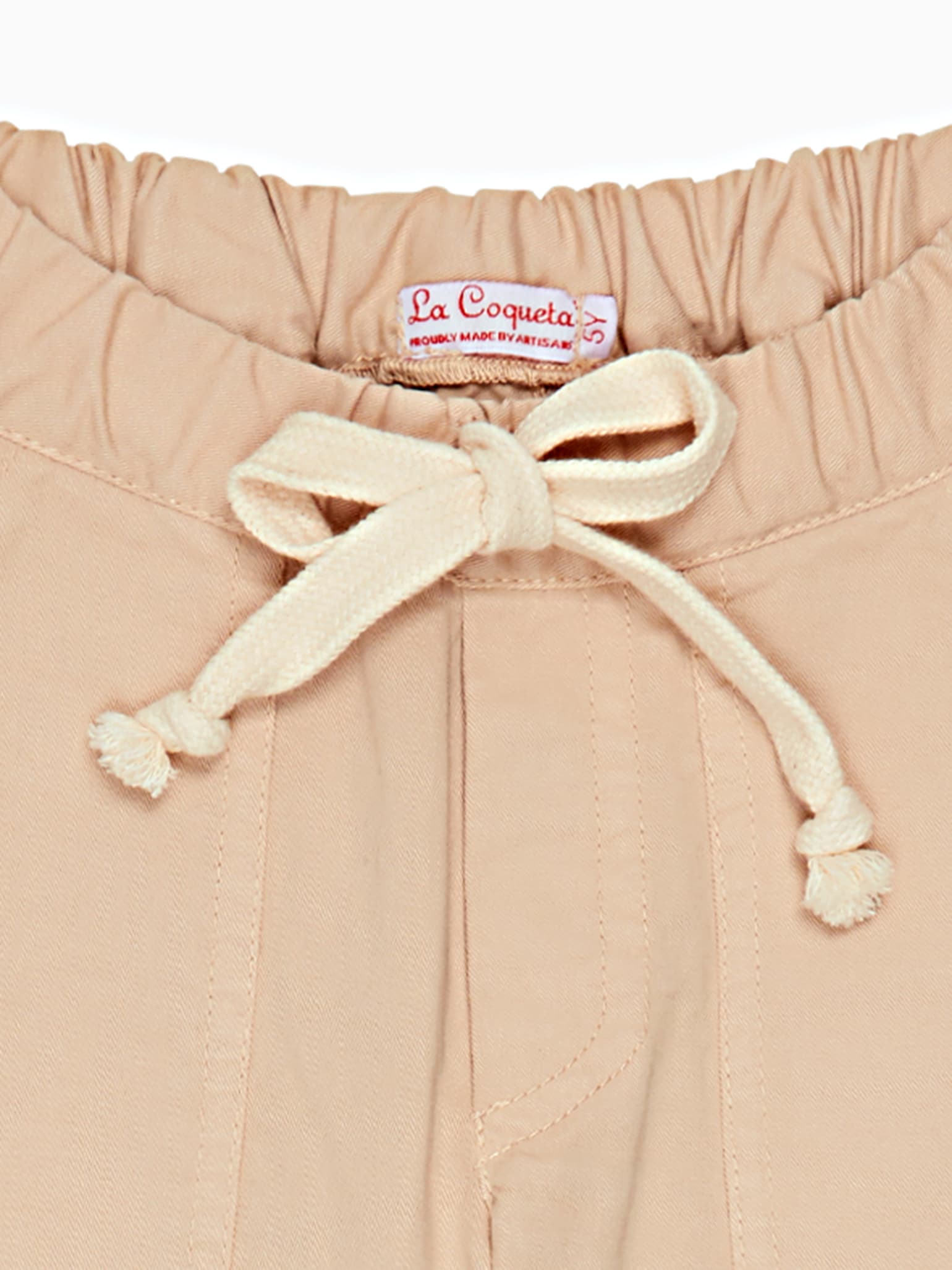Beige Hugo Boy Cotton Pants