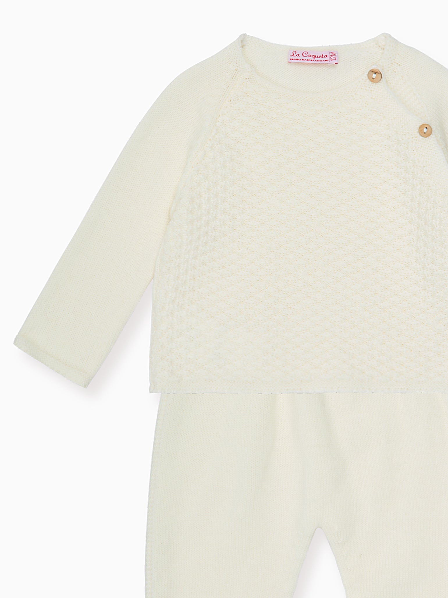 Ivory Irie Merino Baby Knitted Set