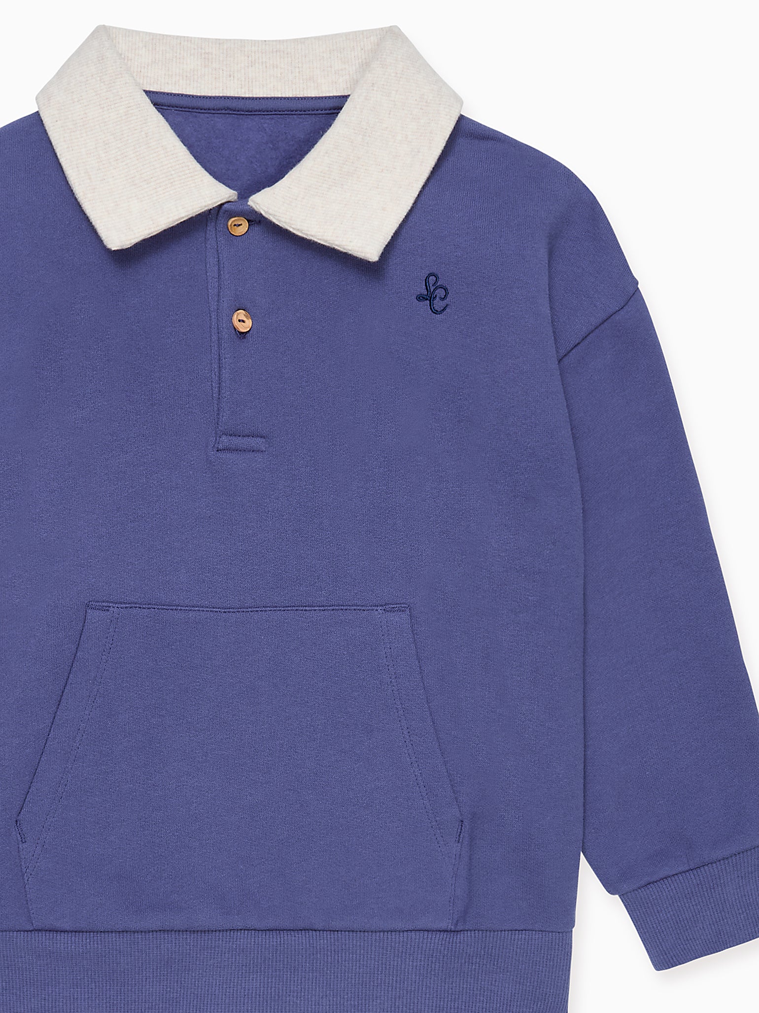 Dark Blue Ivan Kids Sweatshirt