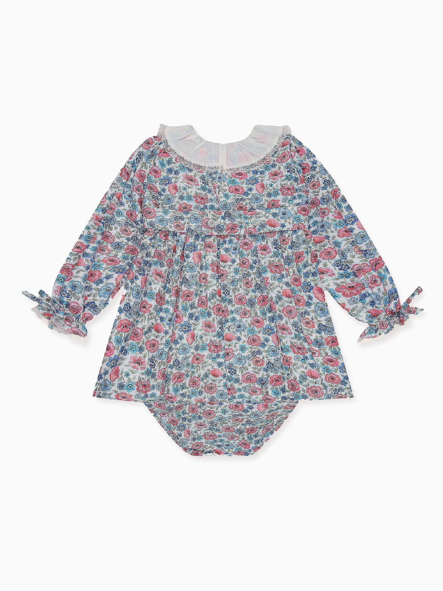 Pink Floral Juliana Baby Girl Set