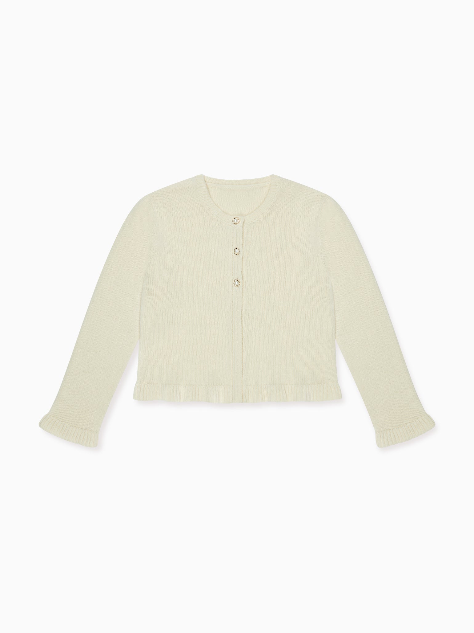 Ivory Jupiter Cashmere Girl Cardigan
