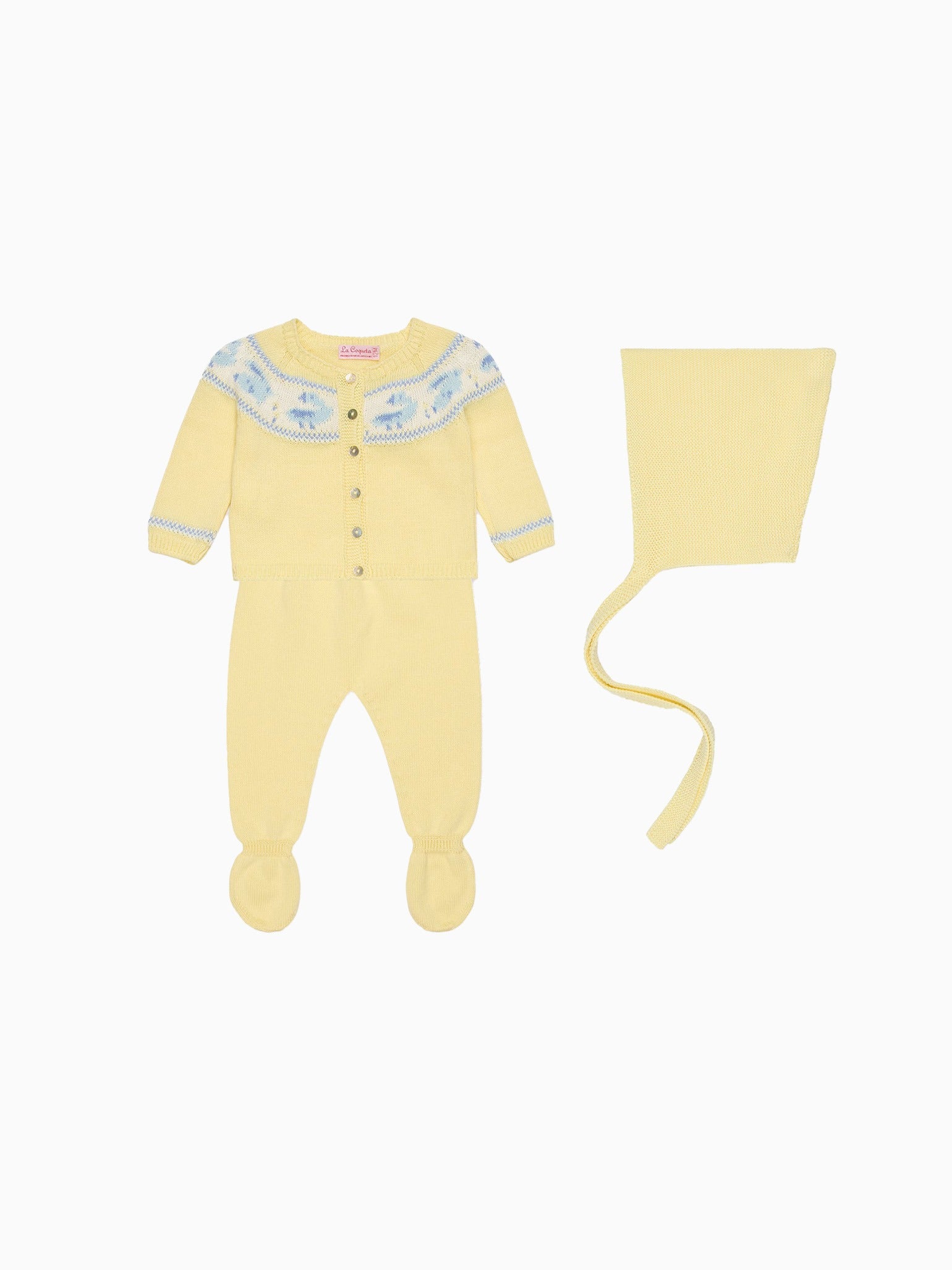 Lemon Kayra Cotton Baby Knitted Gift Box Set