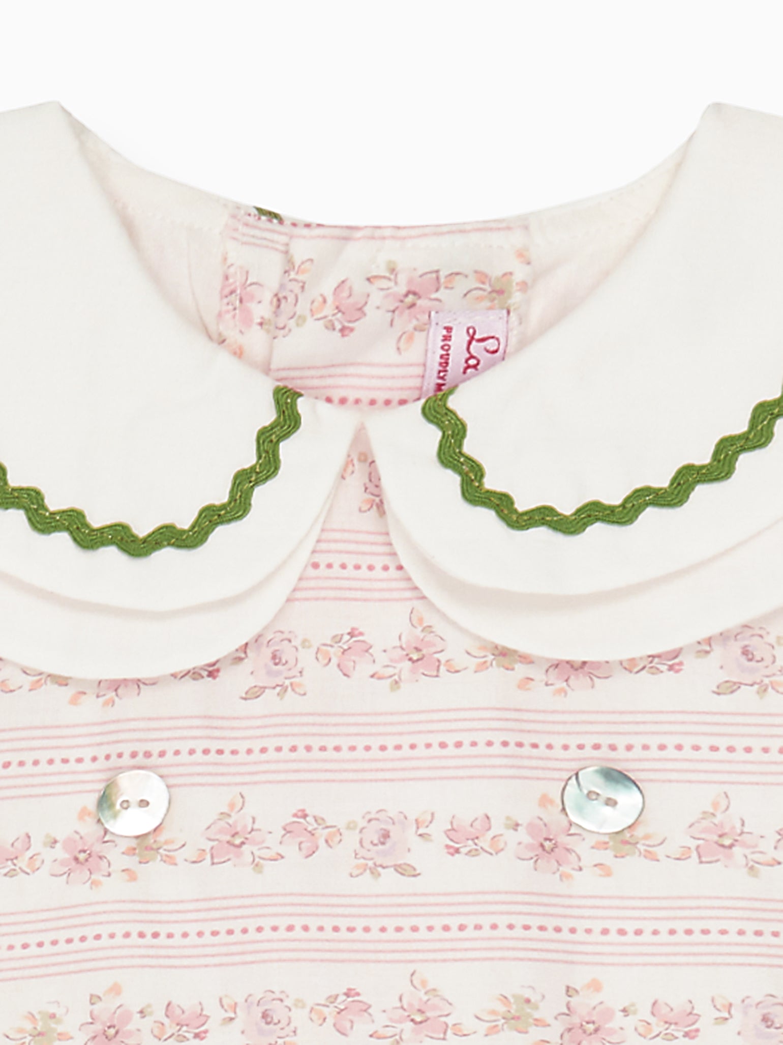 Pink Floral Lana Girl Fit And Flare Dress