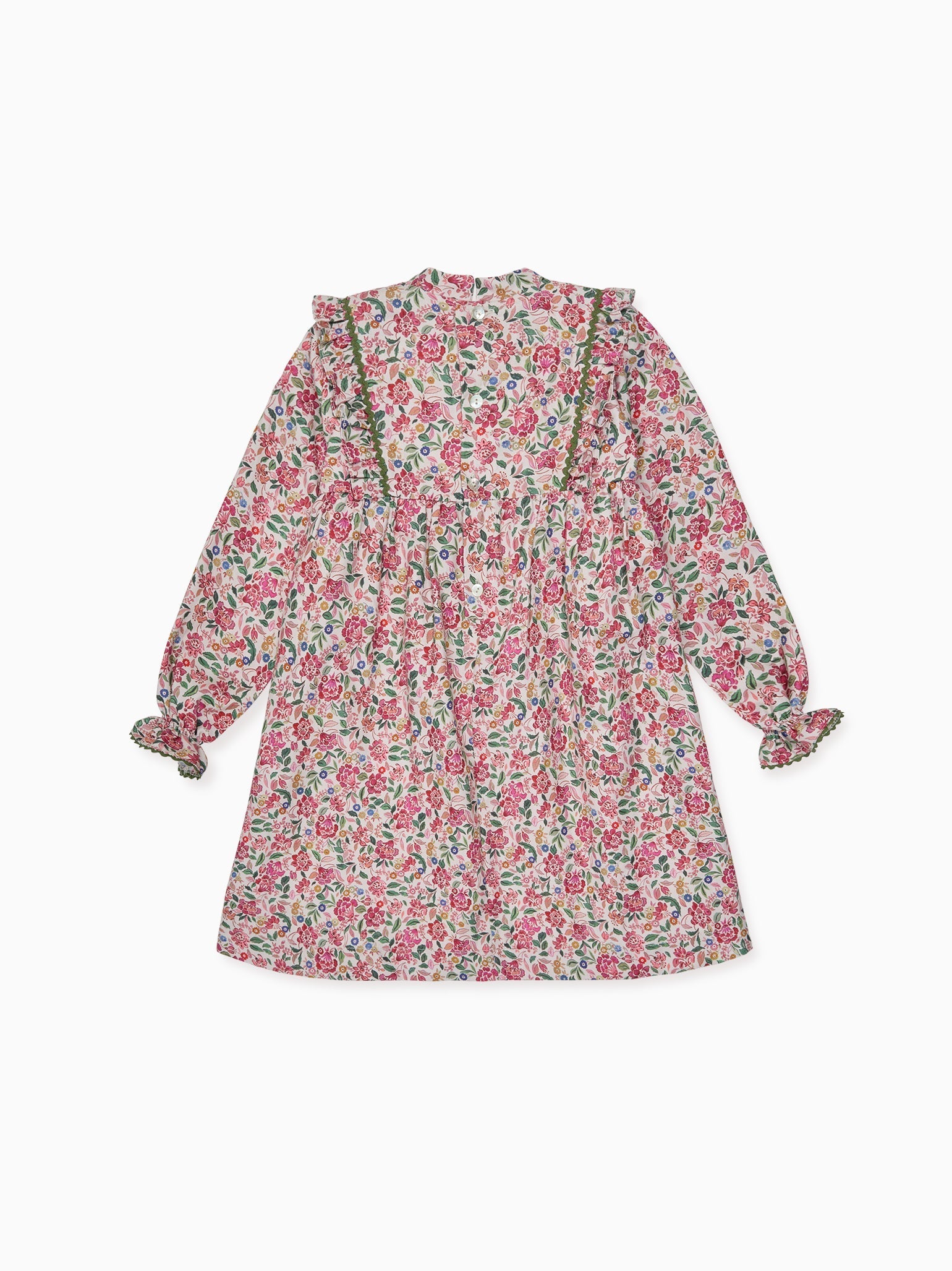 Pink Floral Laurelia Girl Empire Dress