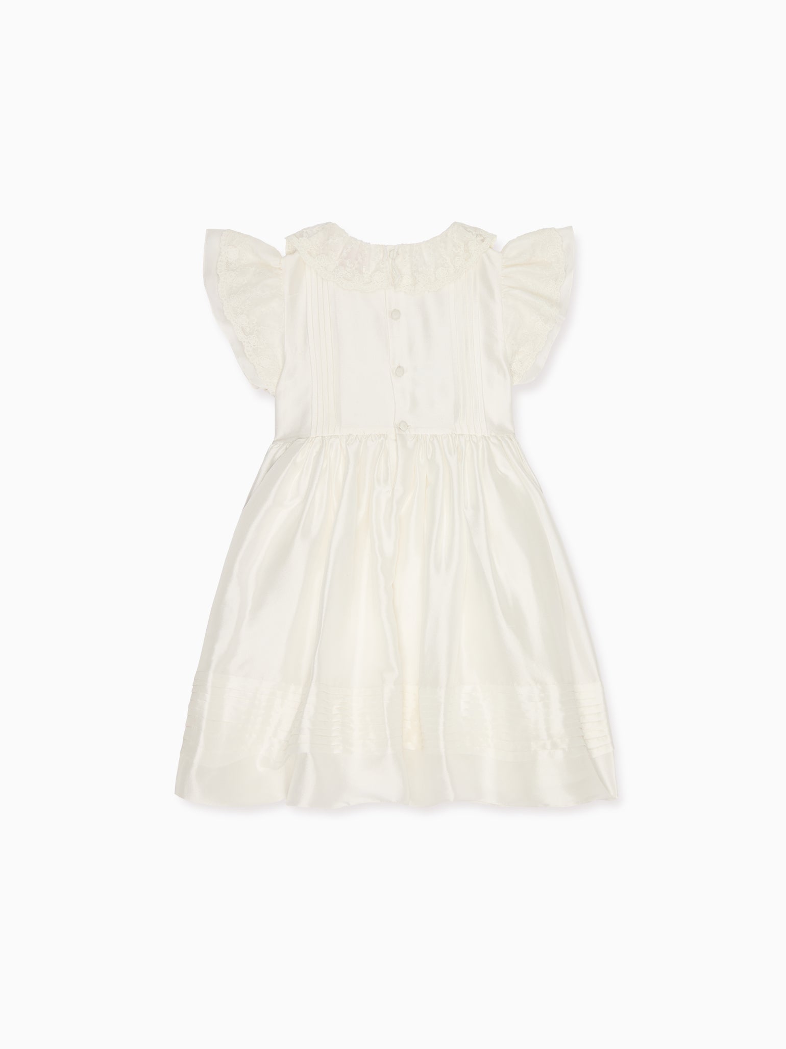 Ivory Lavinia Silk Ceremony Girl Dress