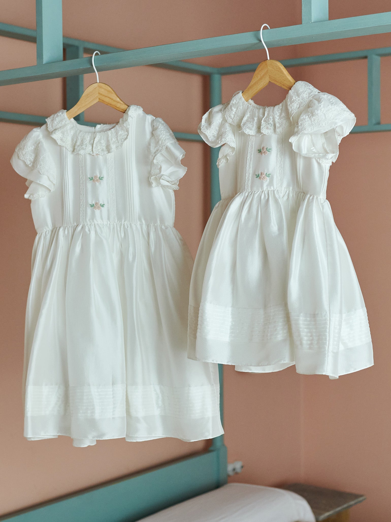 Ivory Lavinia Silk Ceremony Girl Dress
